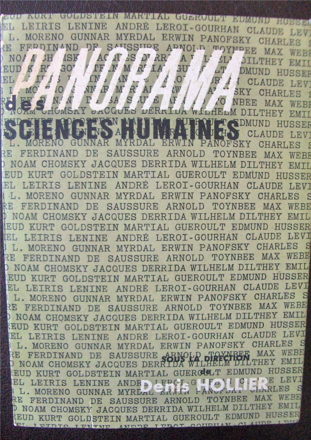 Panorama des sciences humaines