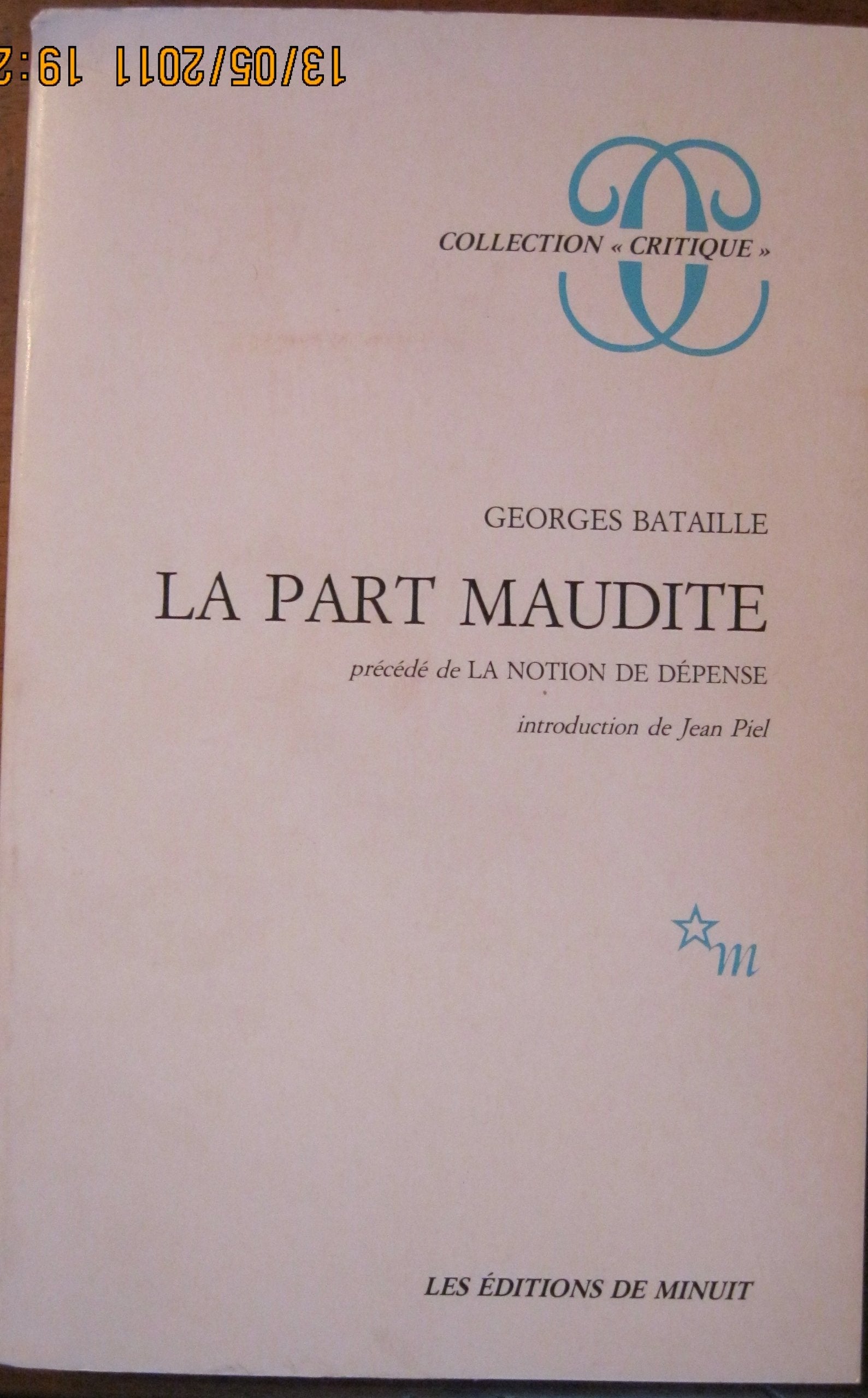 La part maudite 9782707301819