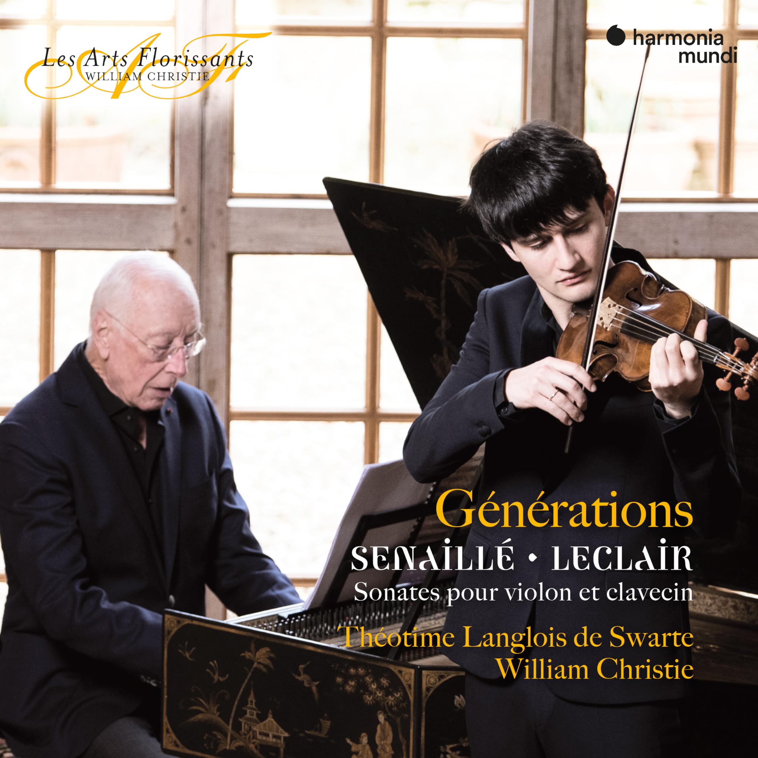 Generations Sonatas for Violin and Harps 5400863053864
