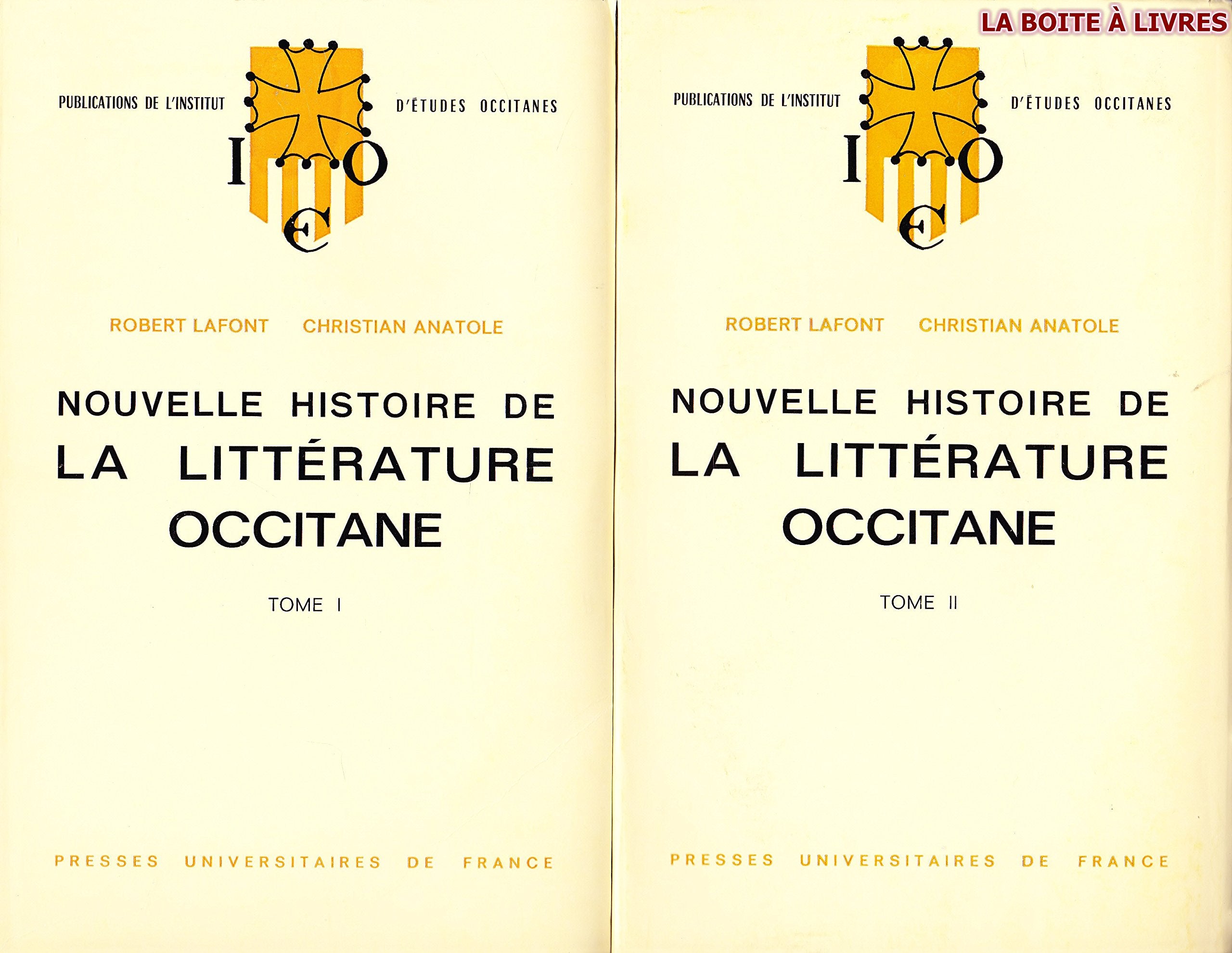 Nouvelle histoire de la litterature occitane