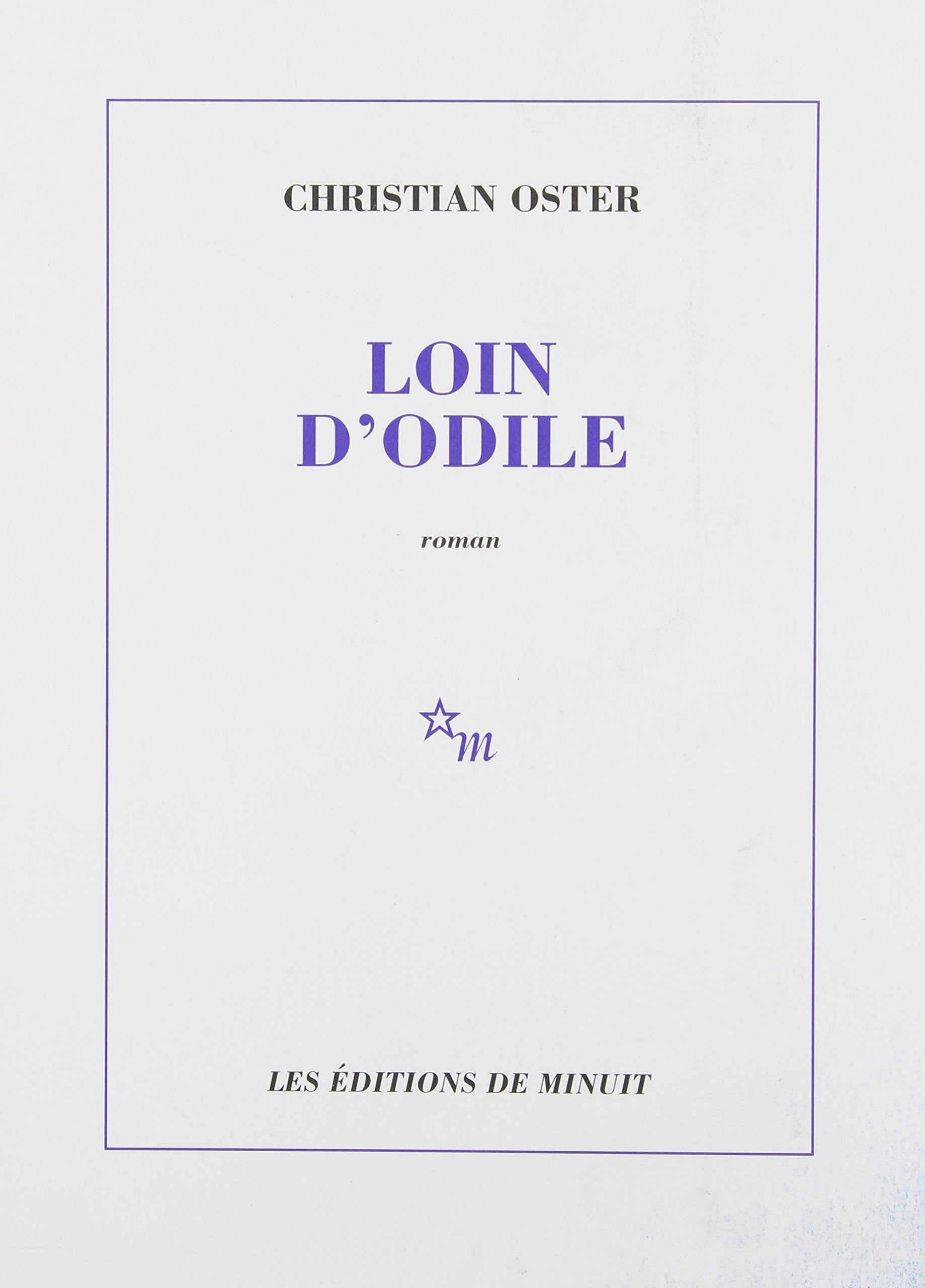 Loin d'Odile 9782707316042