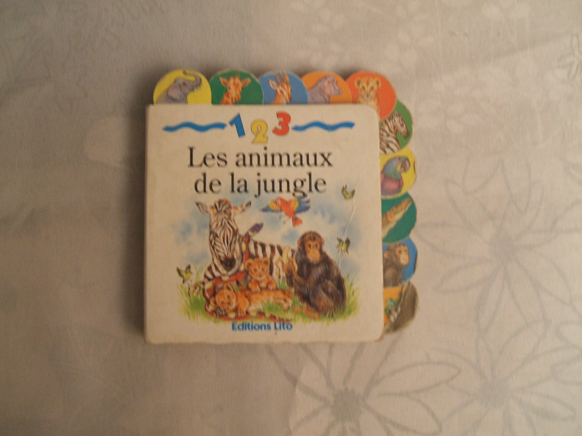 1,2,3 LES ANIMAUX 9782244332024