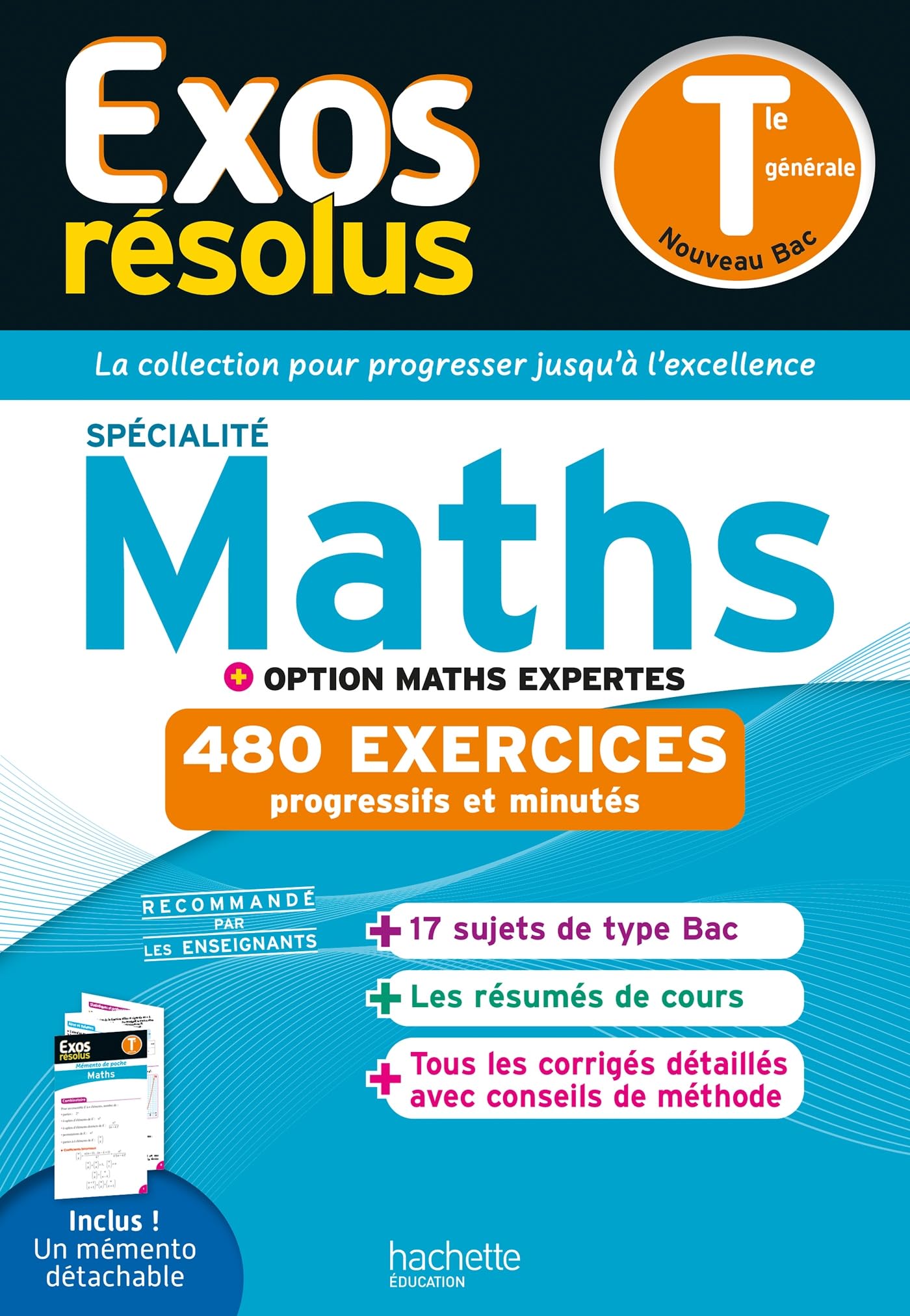 Exos résolus spécialité Maths + Option Maths expertes Tle 9782017268802