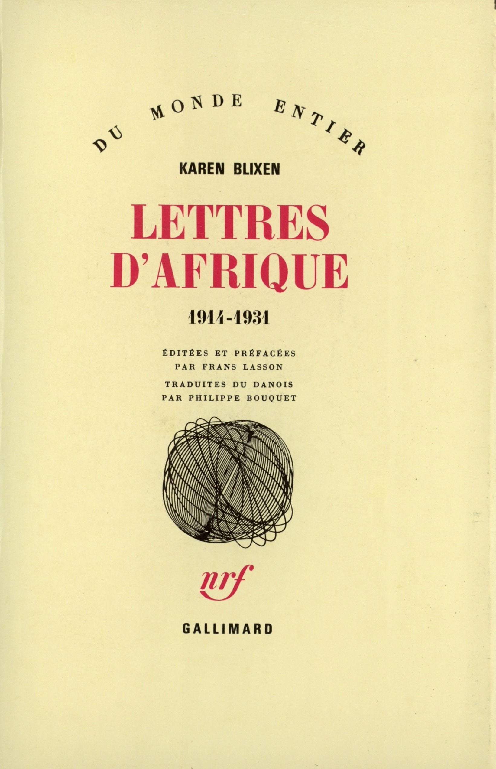 Lettres d'Afrique, 1914-1931 9782070705153