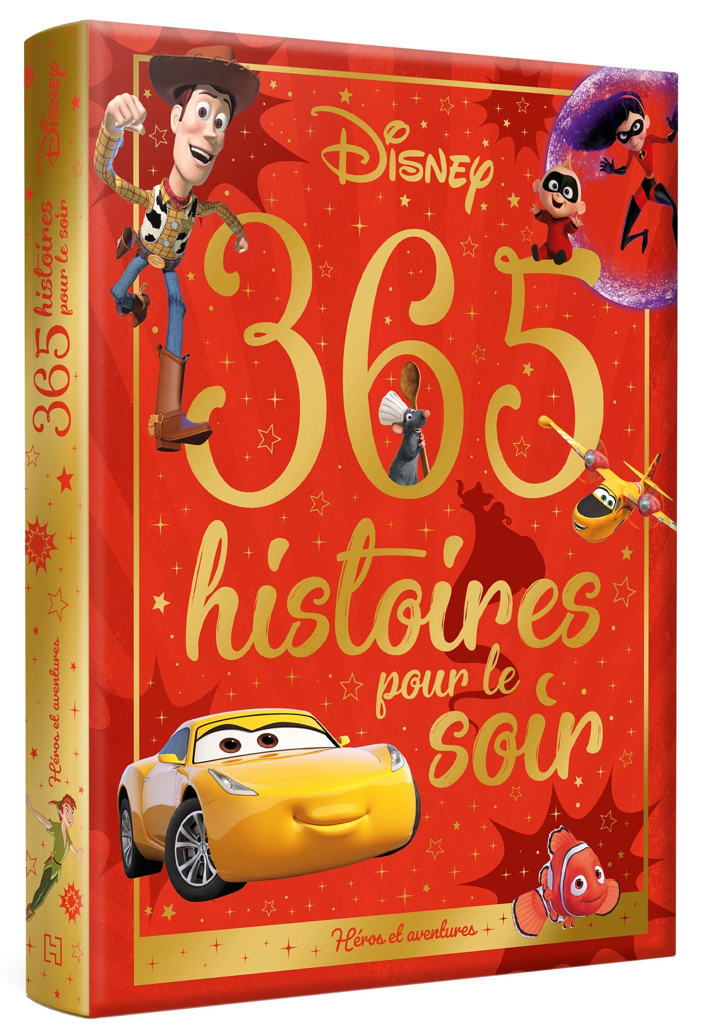 DISNEY - 365 Histoires pour le soir - Héros et aventures: Spécial Aventures 9782017073291