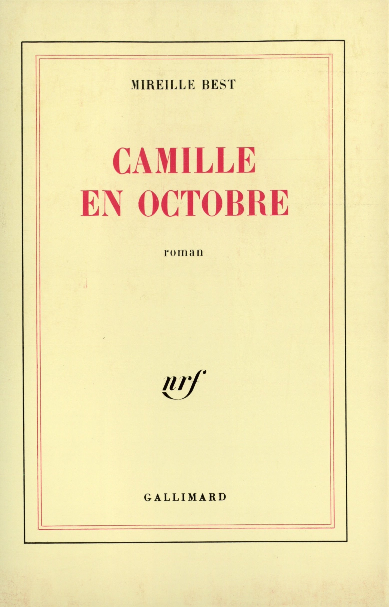 Camille en octobre 9782070712458