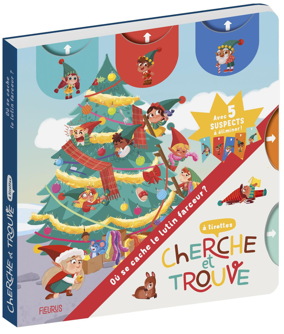 Cherche et trouve à tirettes - Où se cache le lutin farceur ? 9782215202011