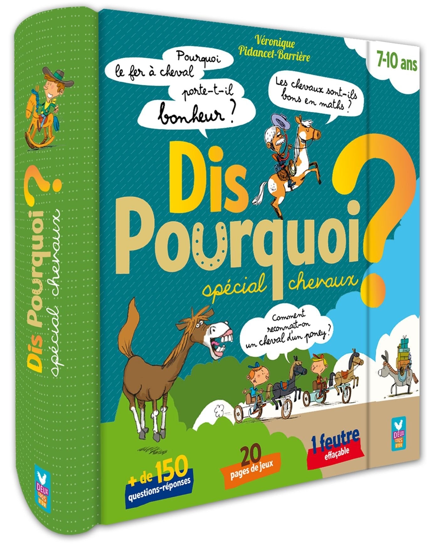 Dis pourquoi ? - Spécial chevaux - livre feutre effaçable 9782013831741