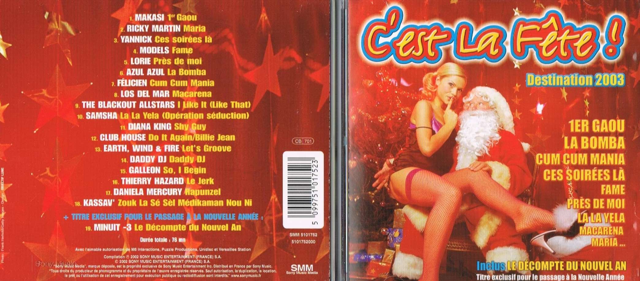 C'est la fête - Destination 2003 5099751017523