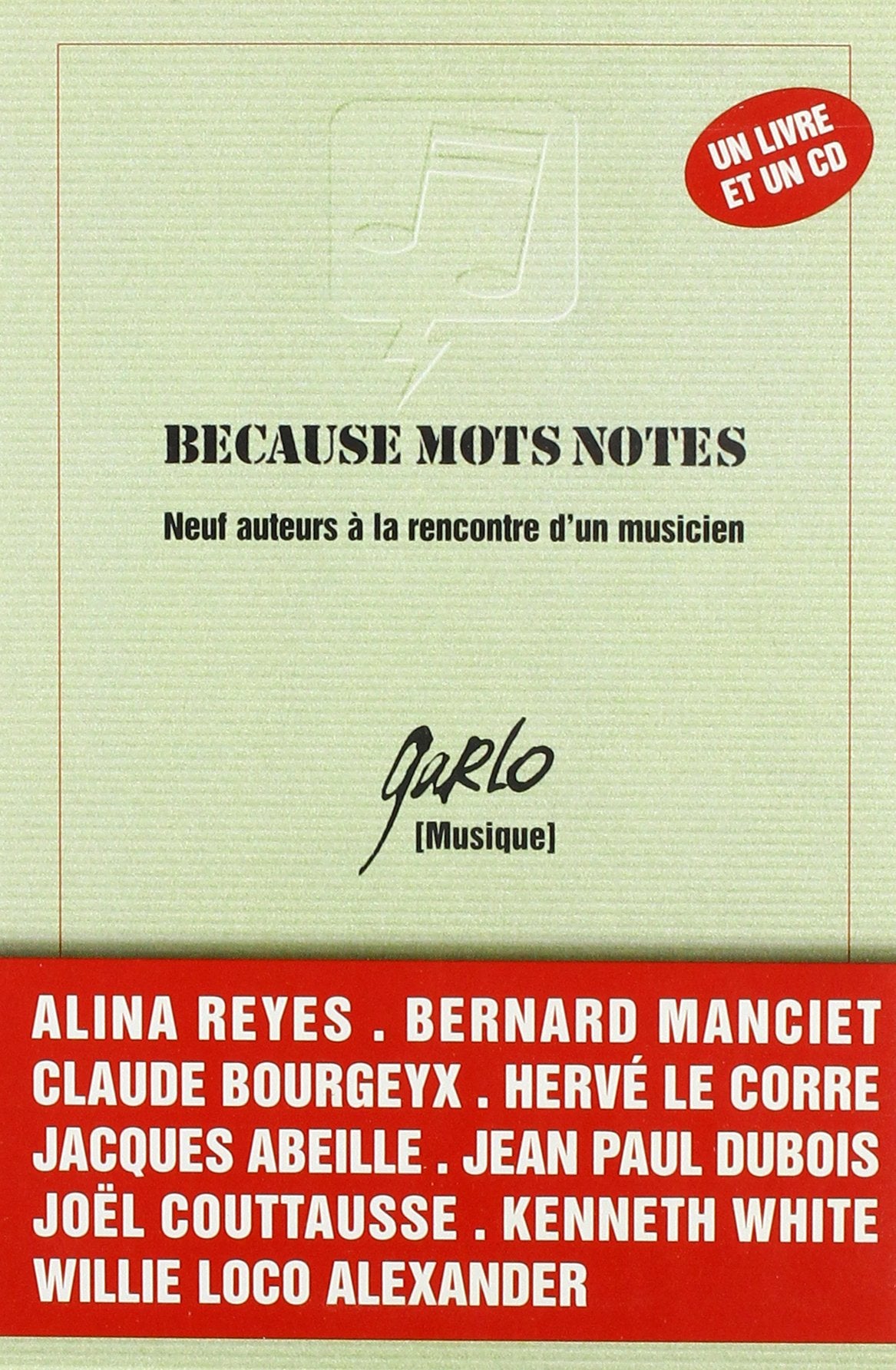 Because, mots, notes (1 livre + 1 CD audio) 9782859203566
