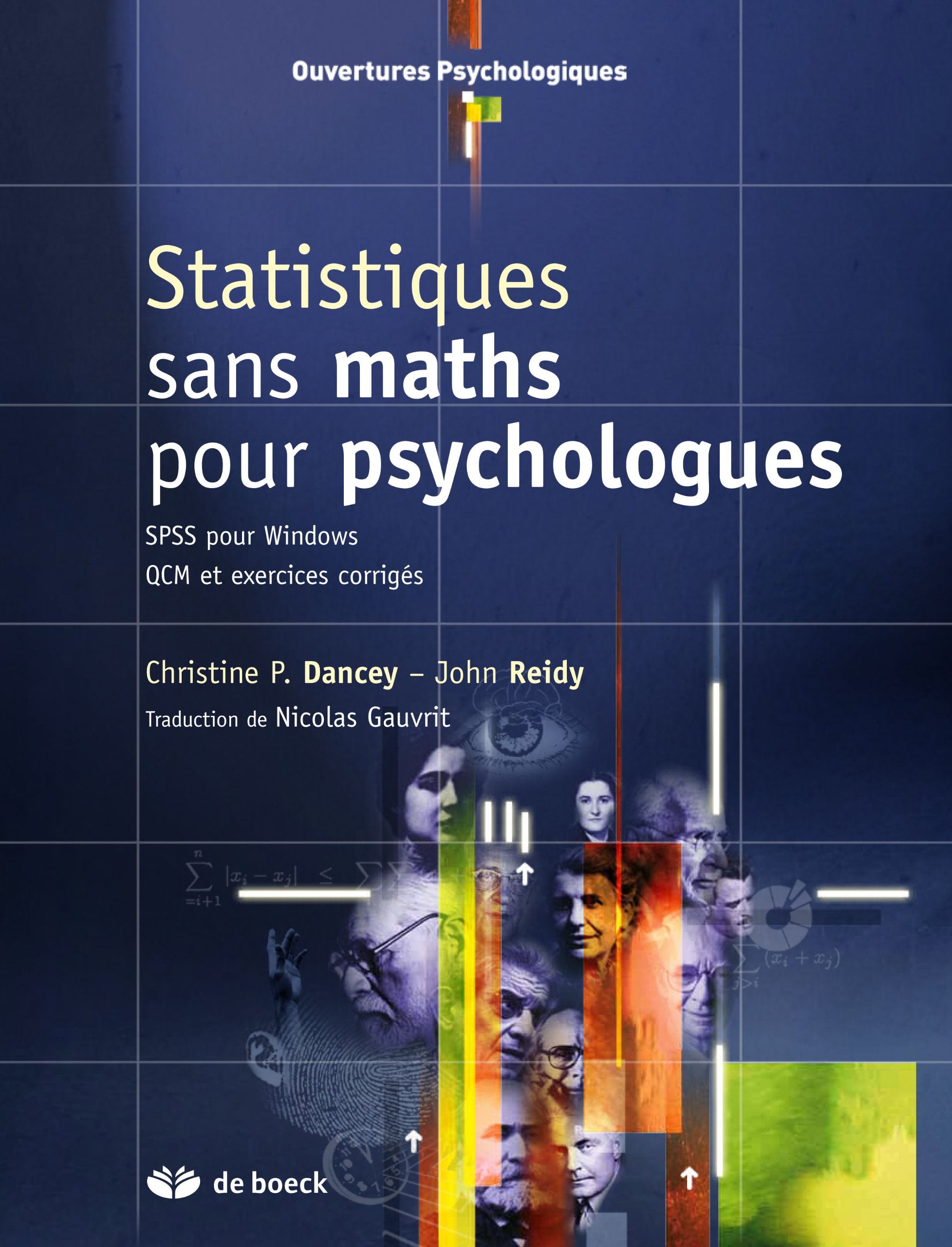 Statistiques sans maths pour psychologues 9782804153847