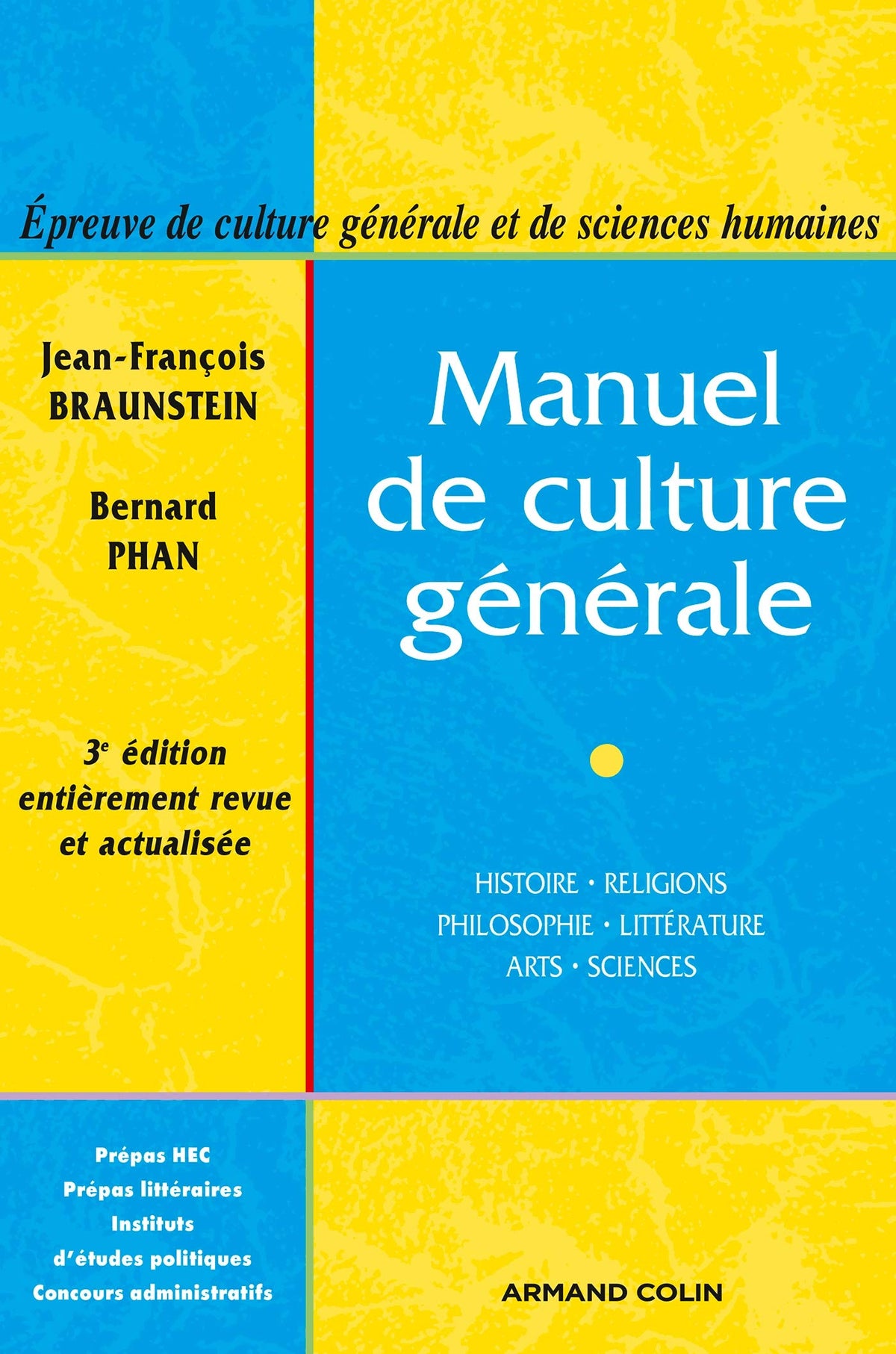 Manuel de culture générale 9782200350123