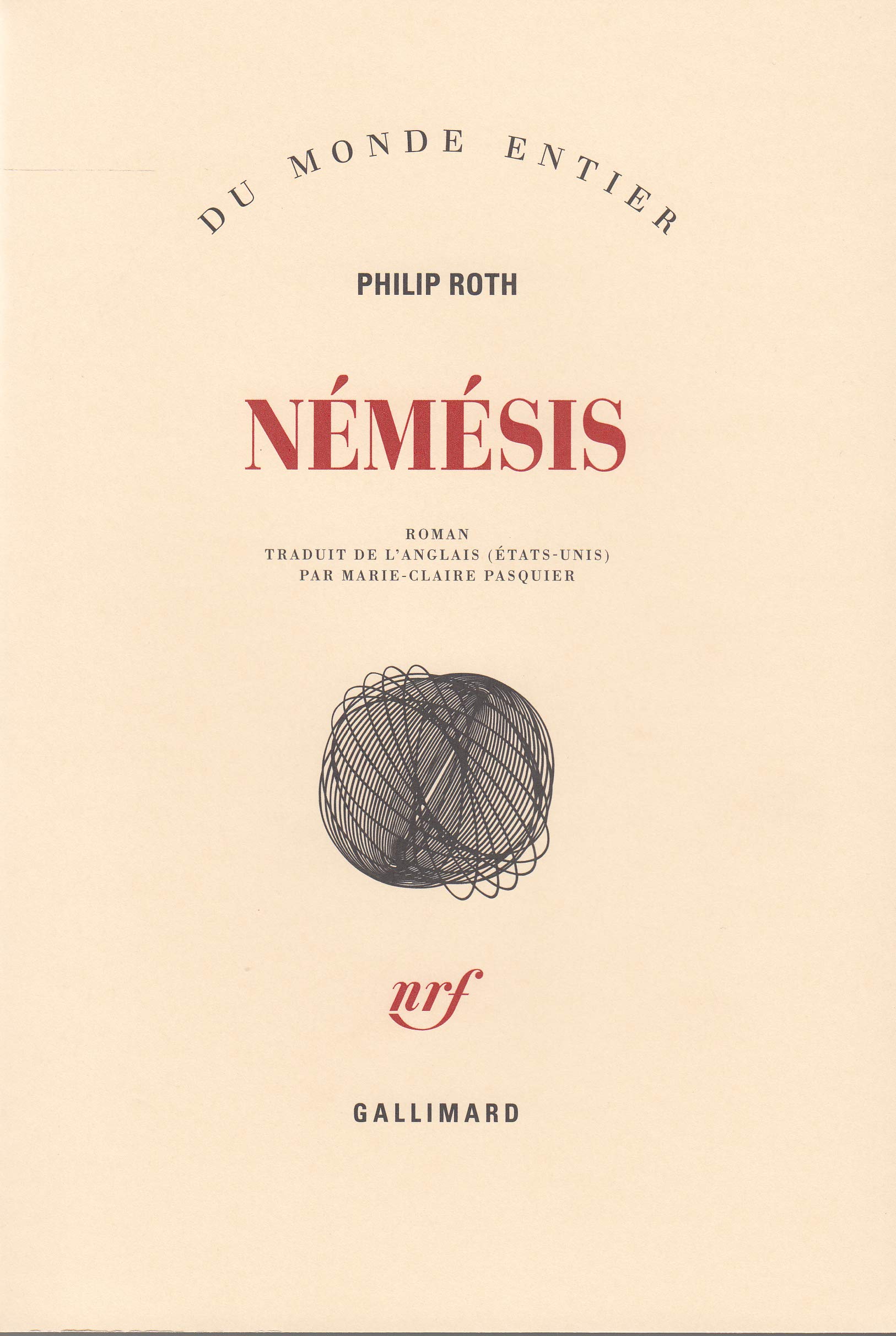 Némésis : courts romans : Némésis 9782070127207