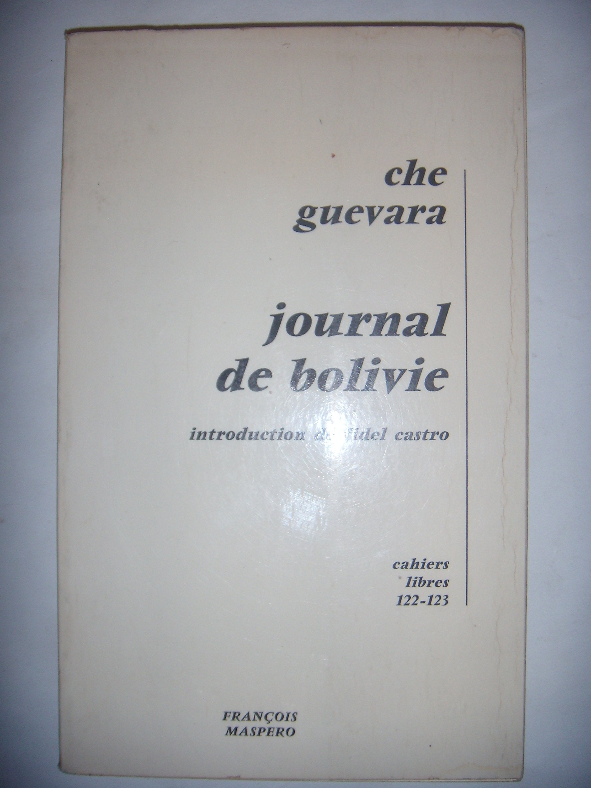 Che Guevara: Journal de Bolivie, Cahiers Libres 122-123, 1968, BE