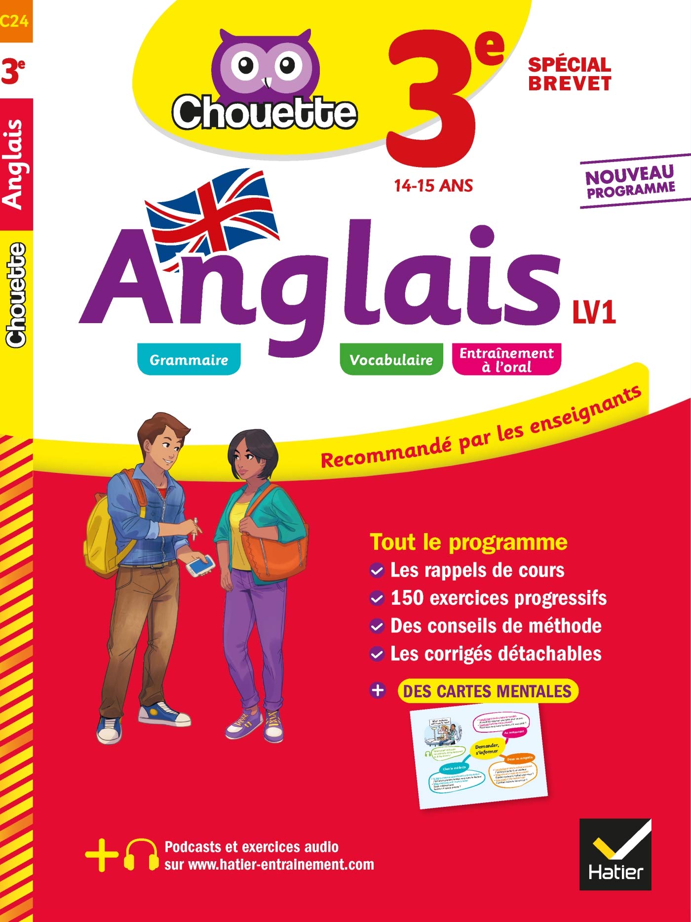 Anglais 3e - LV1 (A2+, B1): cahier d'entraînement et de révision 9782401051249