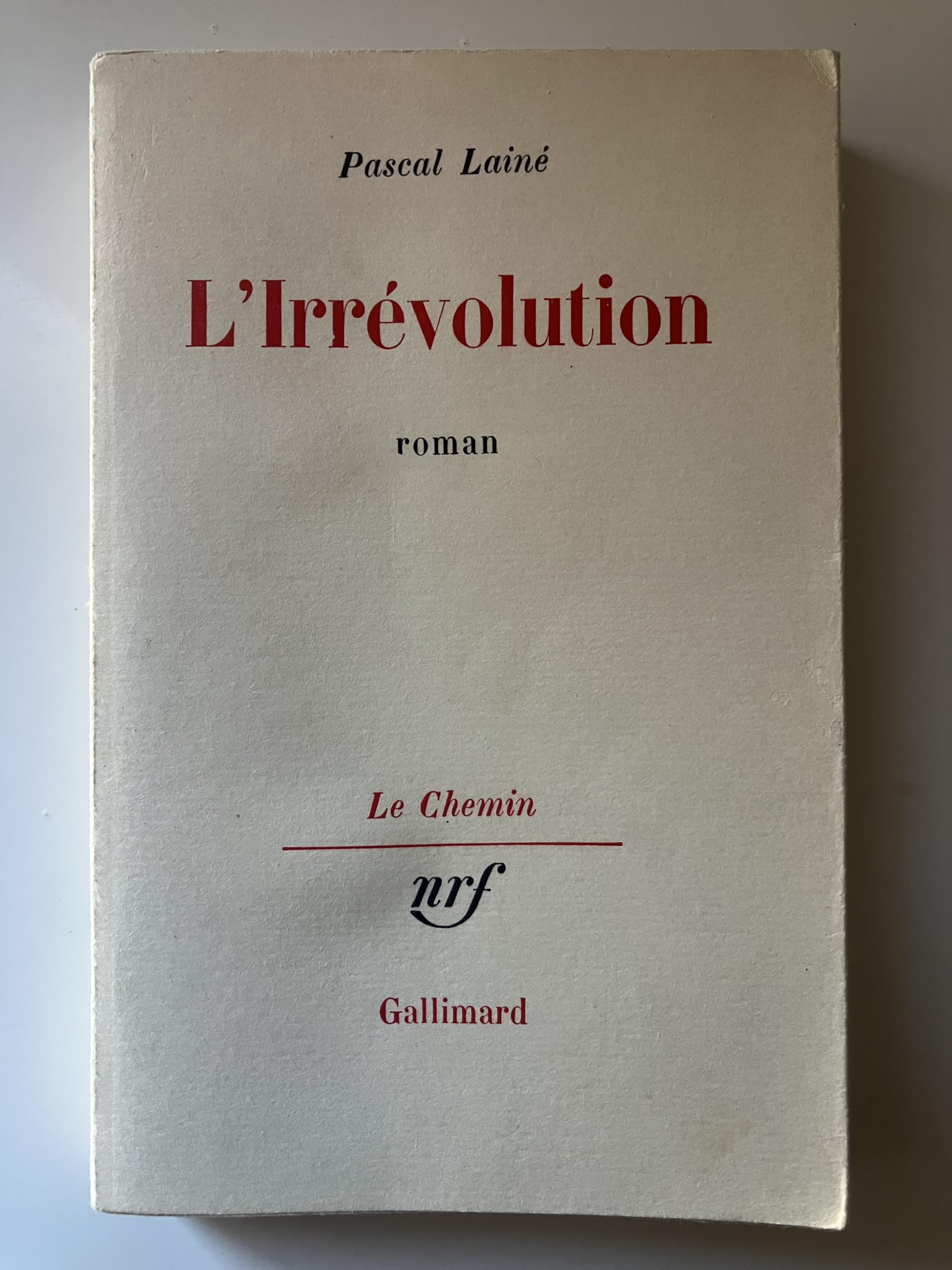 Irrévolution 9782070280049