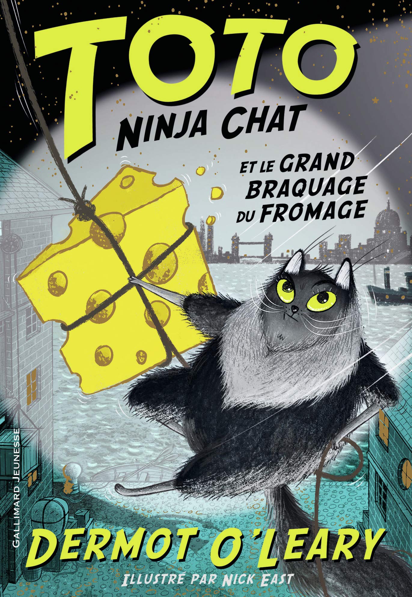 TOTO NINJA CHAT ET LE GRAND BRAQUAGE DU FROMAGE 9782075126236