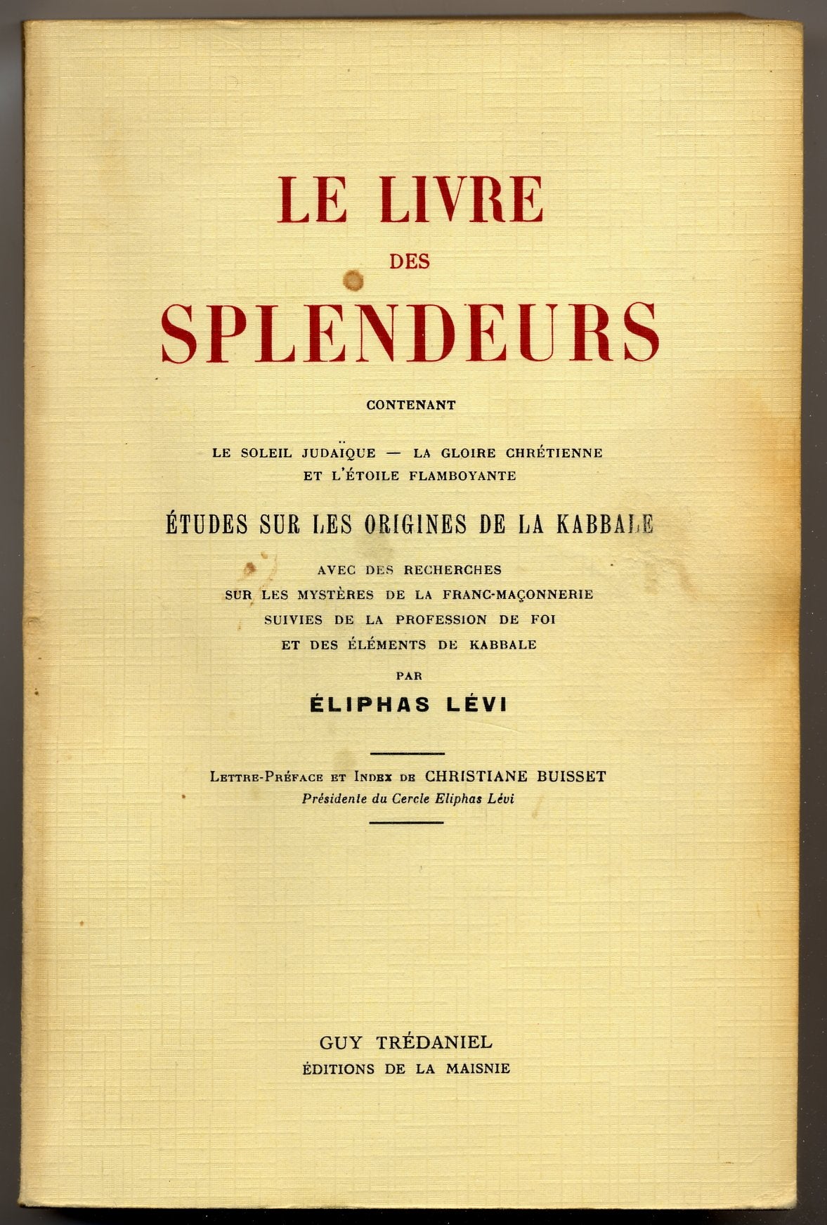 Le Livre des splendeurs : études sur les origines de la Kabbale 9782857073871