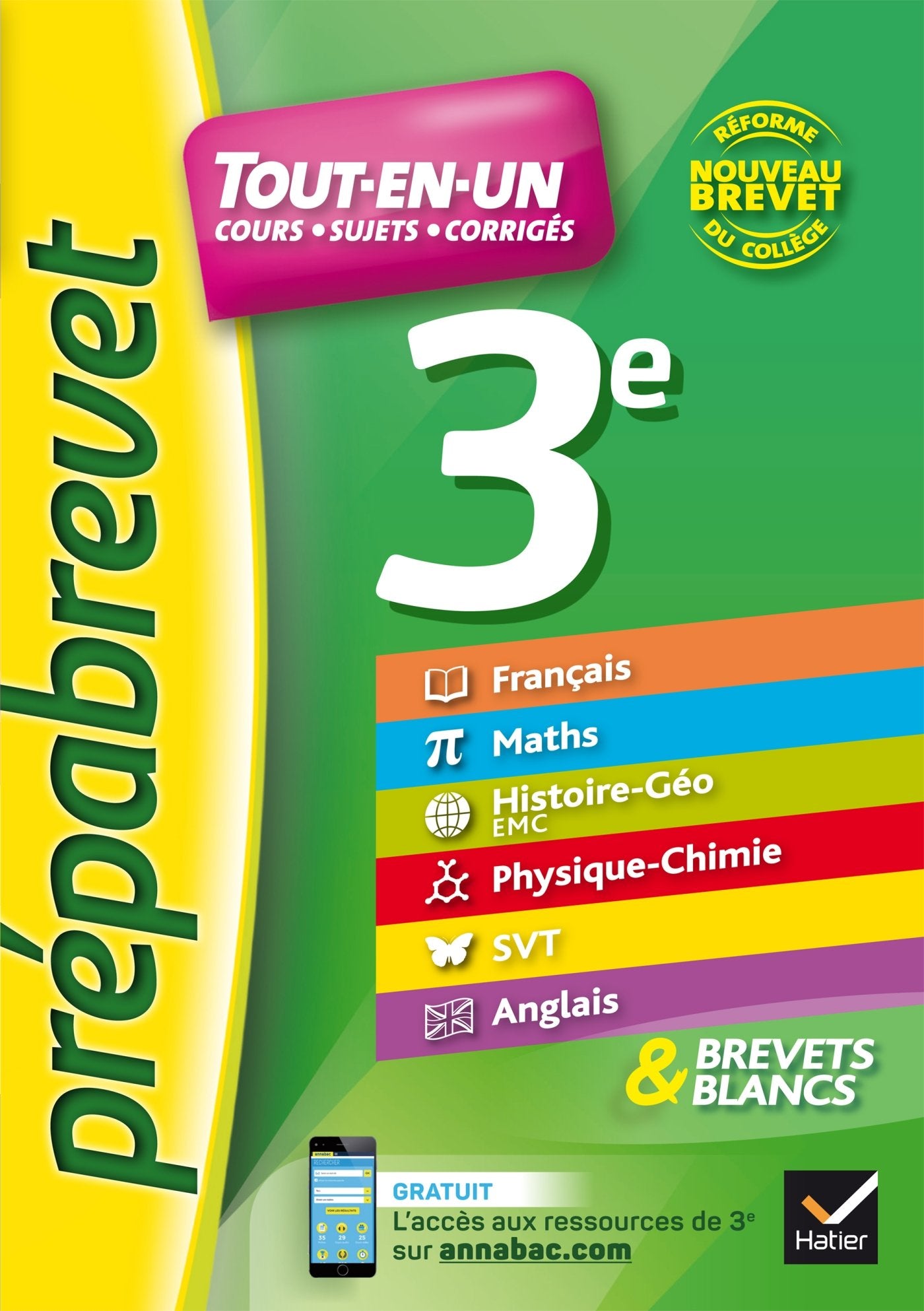 Le tout-en-un 3e Nouveau brevet 9782218996849