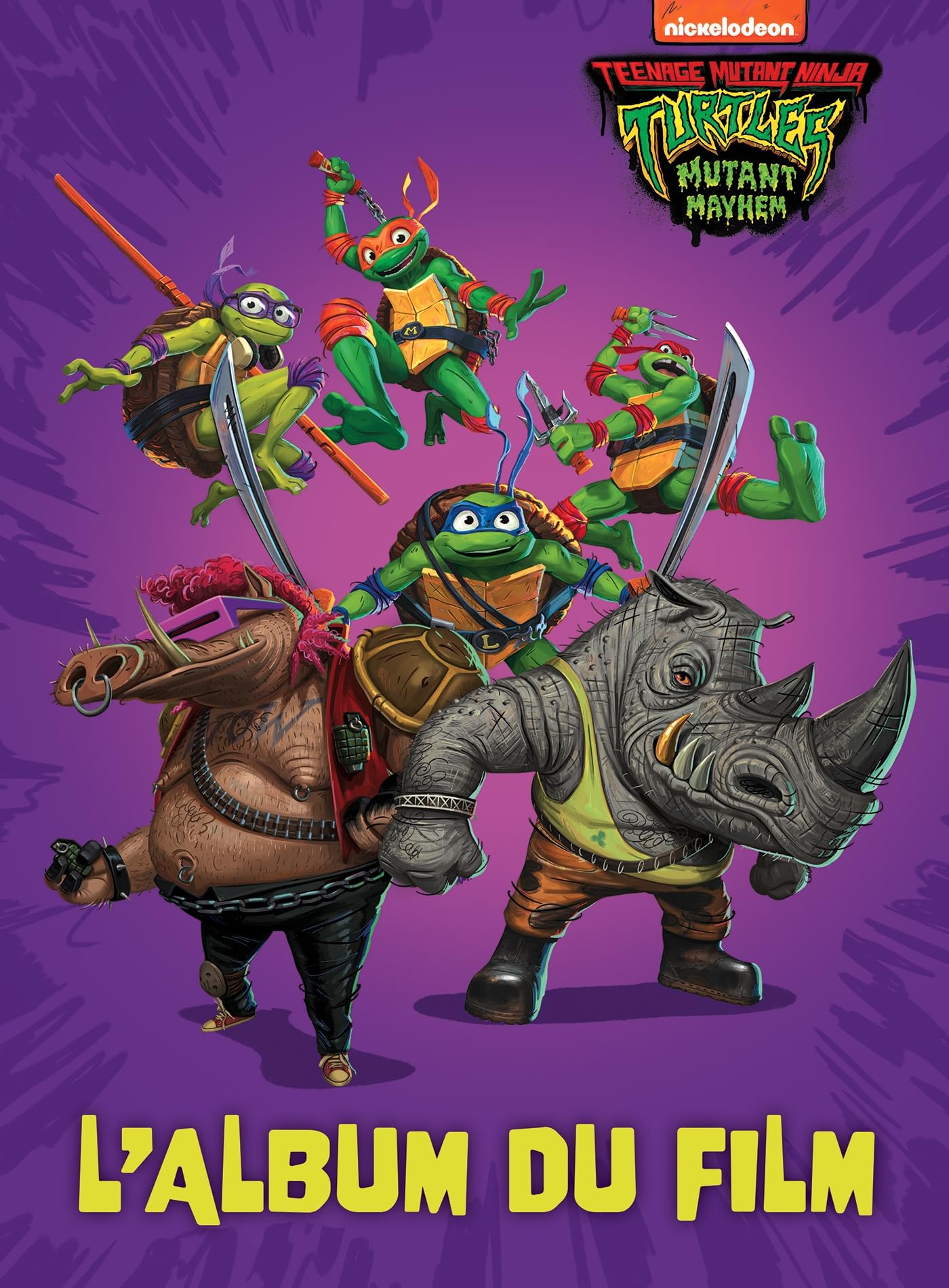 Ninja Turtles - Teenage years - l'album du film 9782017183341