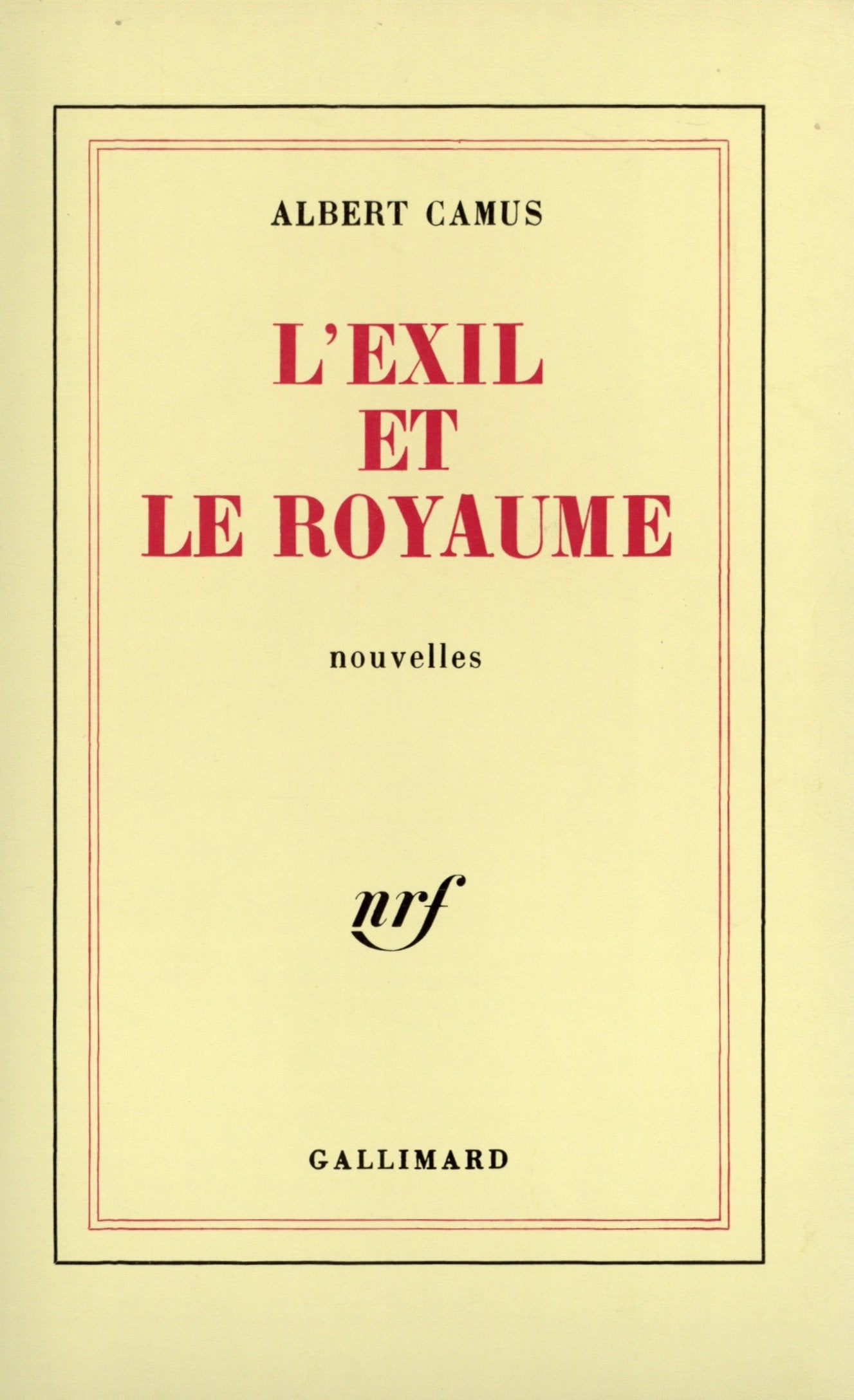 L'Exil et le royaume 9782070212149