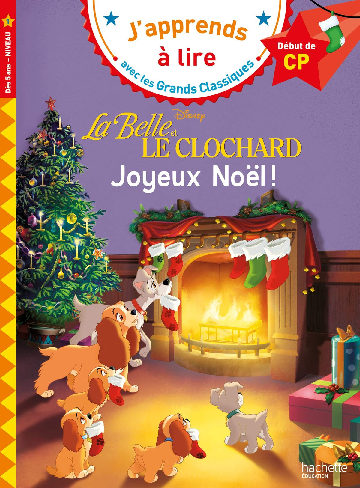 Disney - La Belle et le Clochard Joyeux Noël, CP Niveau 1 9782017080985