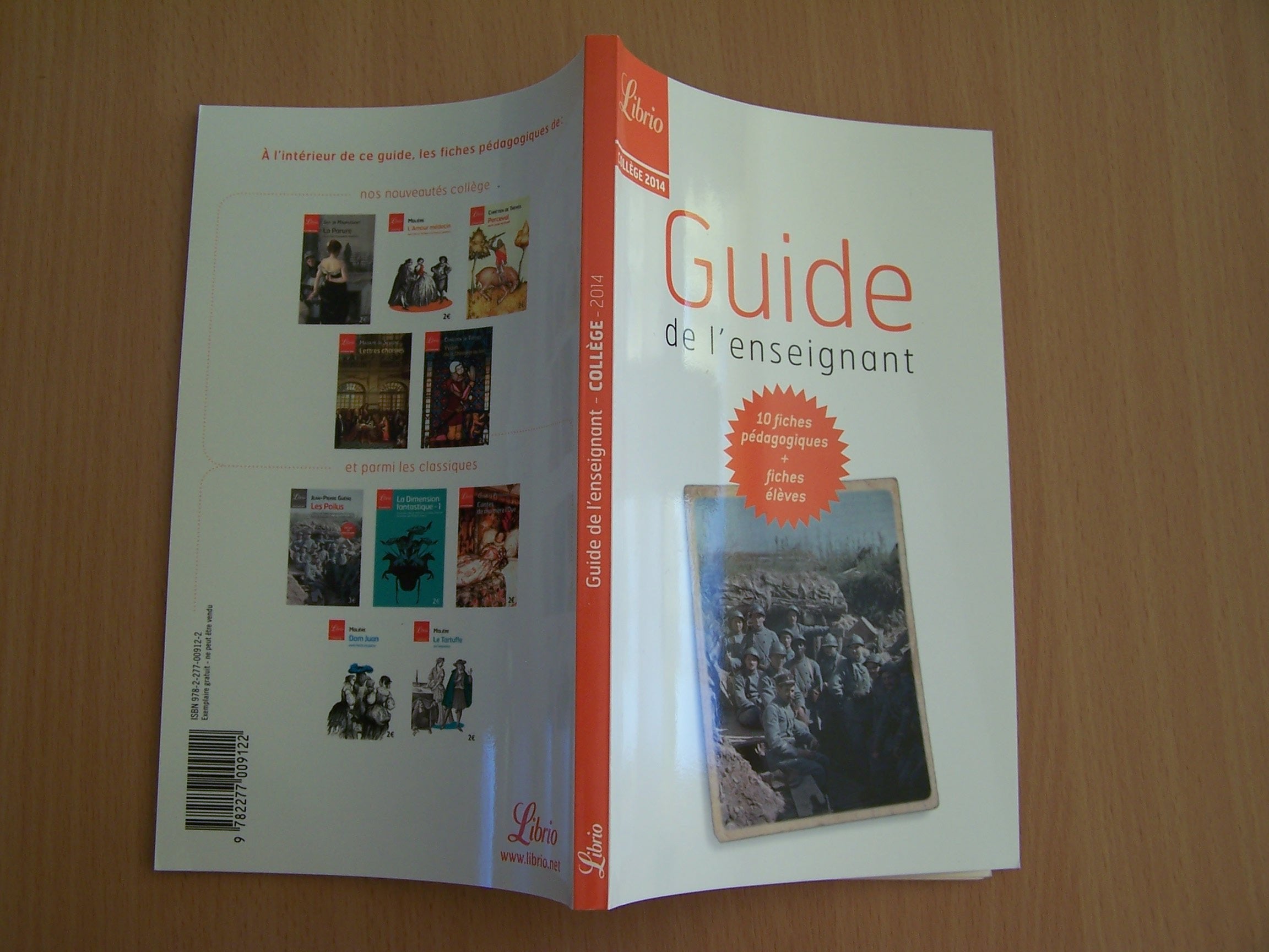 guide enseignant librio college 2014 9782277009122