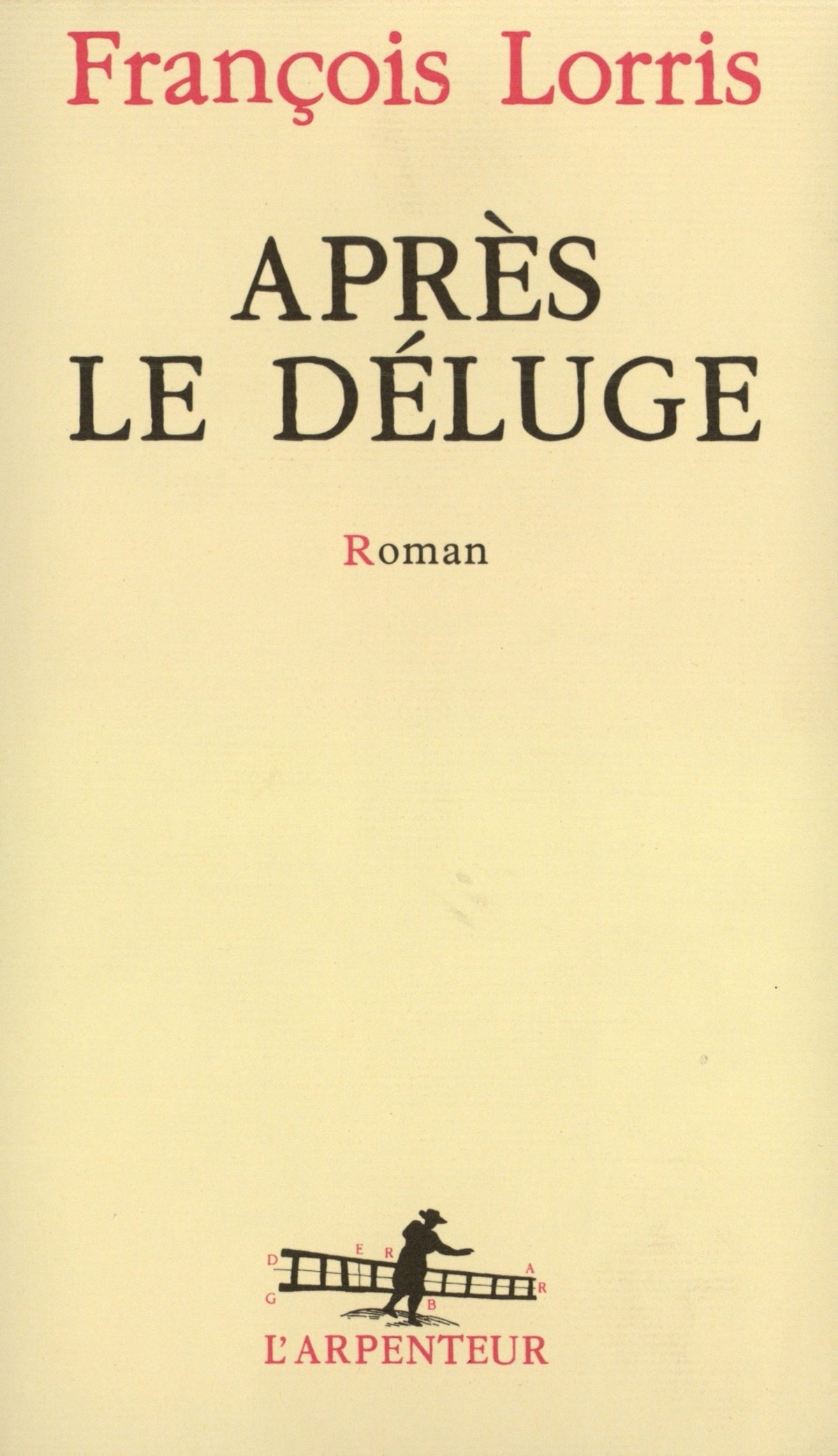 Après le déluge 9782070727148