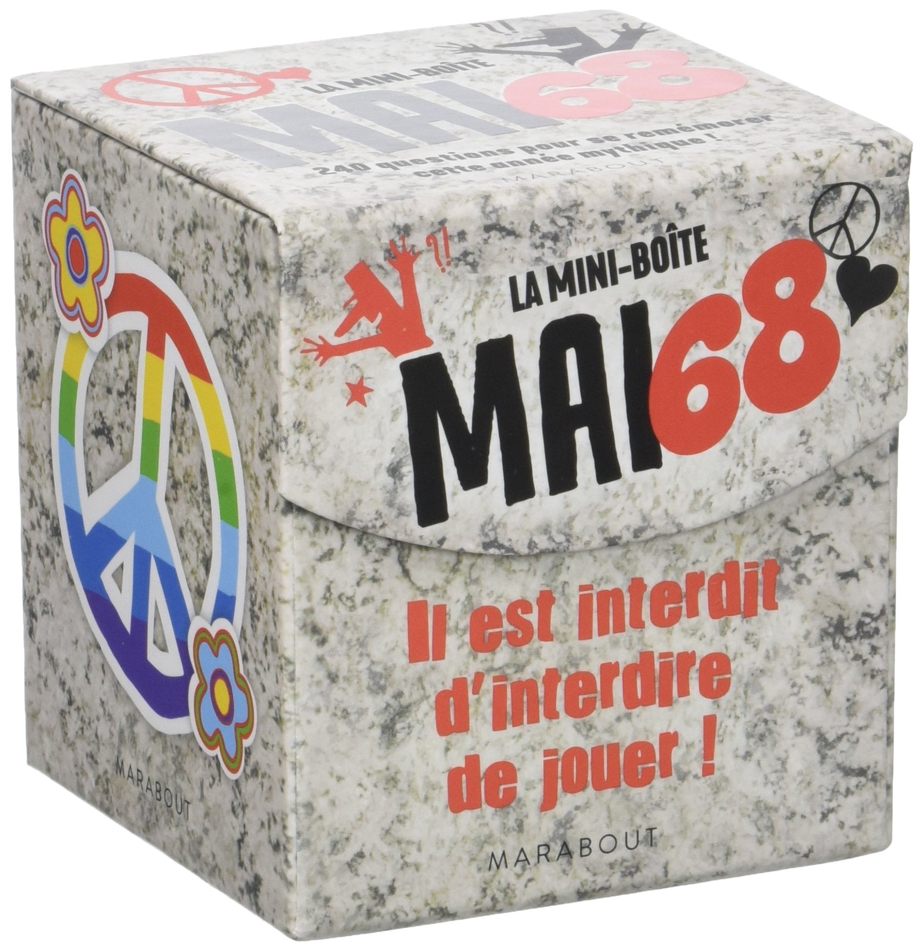 Mini boite apéro culte spécial Mai 68 9782501125963
