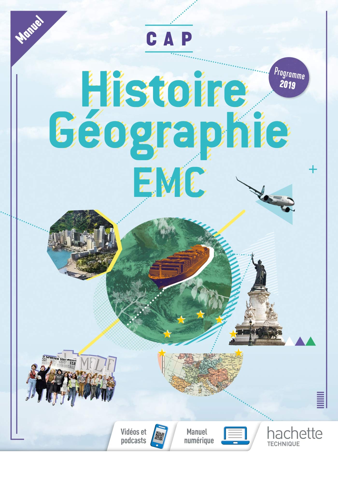 Histoire-Géographie-EMC CAP - Livre élève (manuel) - Éd. 2019 9782017096818