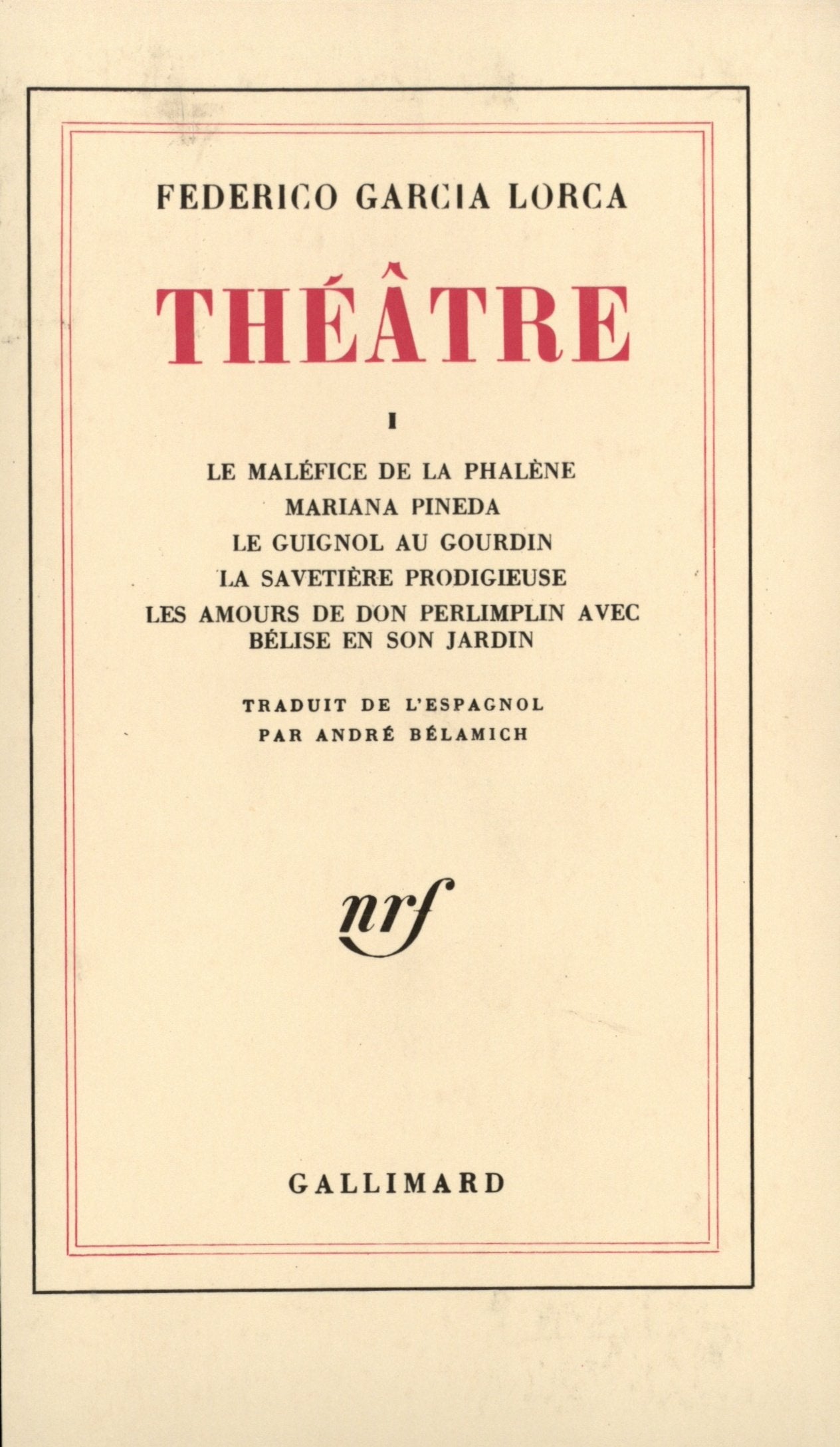 Théâtre (Tome 3) 9782070239986