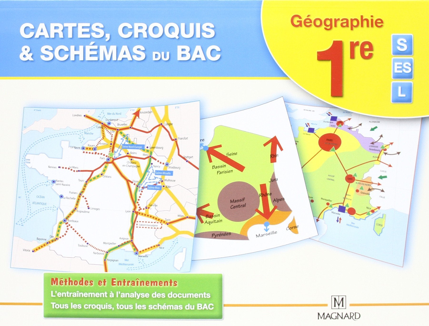 Cartes, croquis et schémas du bac 1re S, ES, L 9782210102064