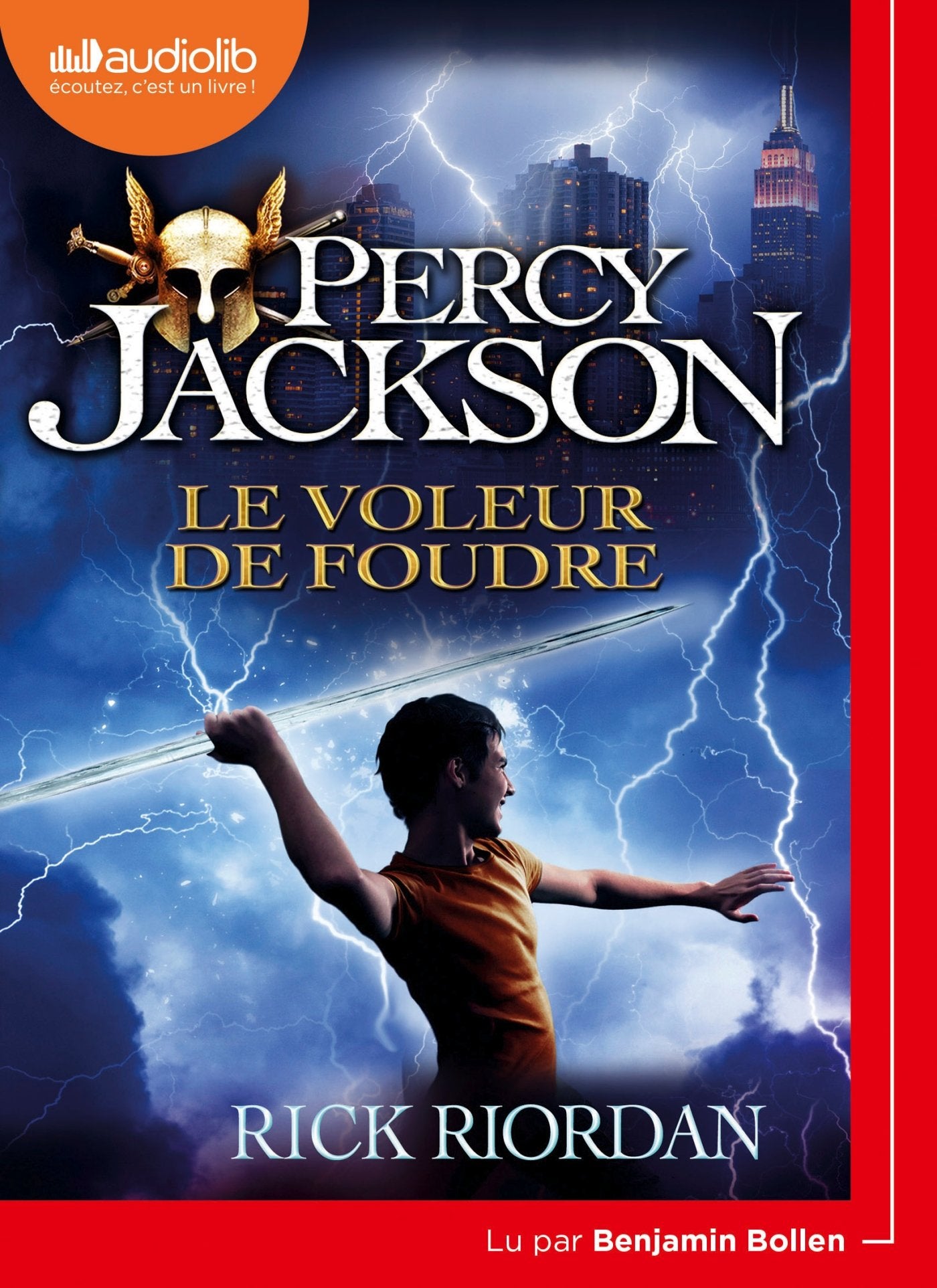 Percy Jackson 1 - Le Voleur de foudre: Livre audio 1 CD MP3 9782367623160