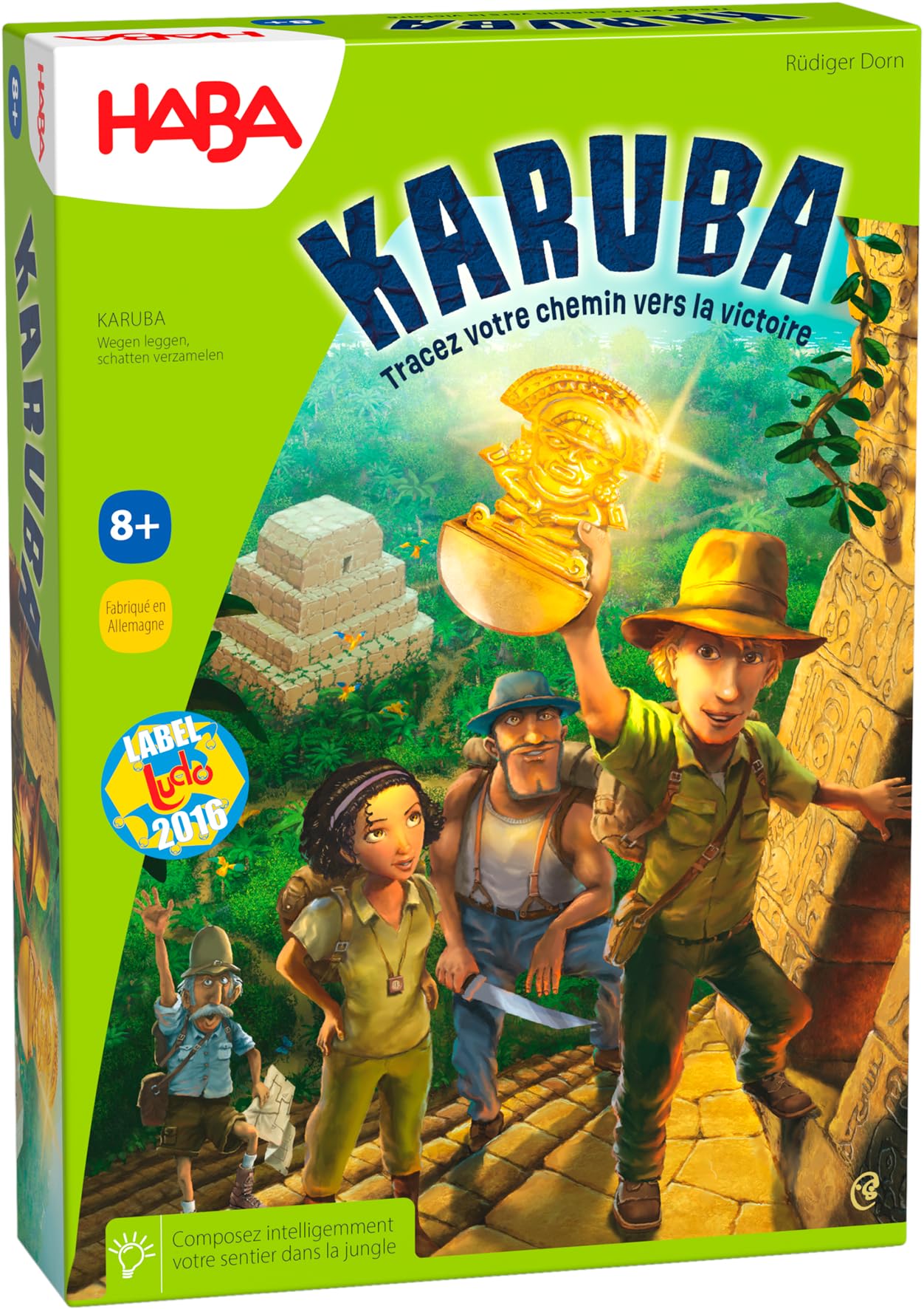 HABA - Karuba - Jeu d'aventure et de stratégie - Jeu de société Enfant - 8 Ans et Plus - 300933 4010168215525