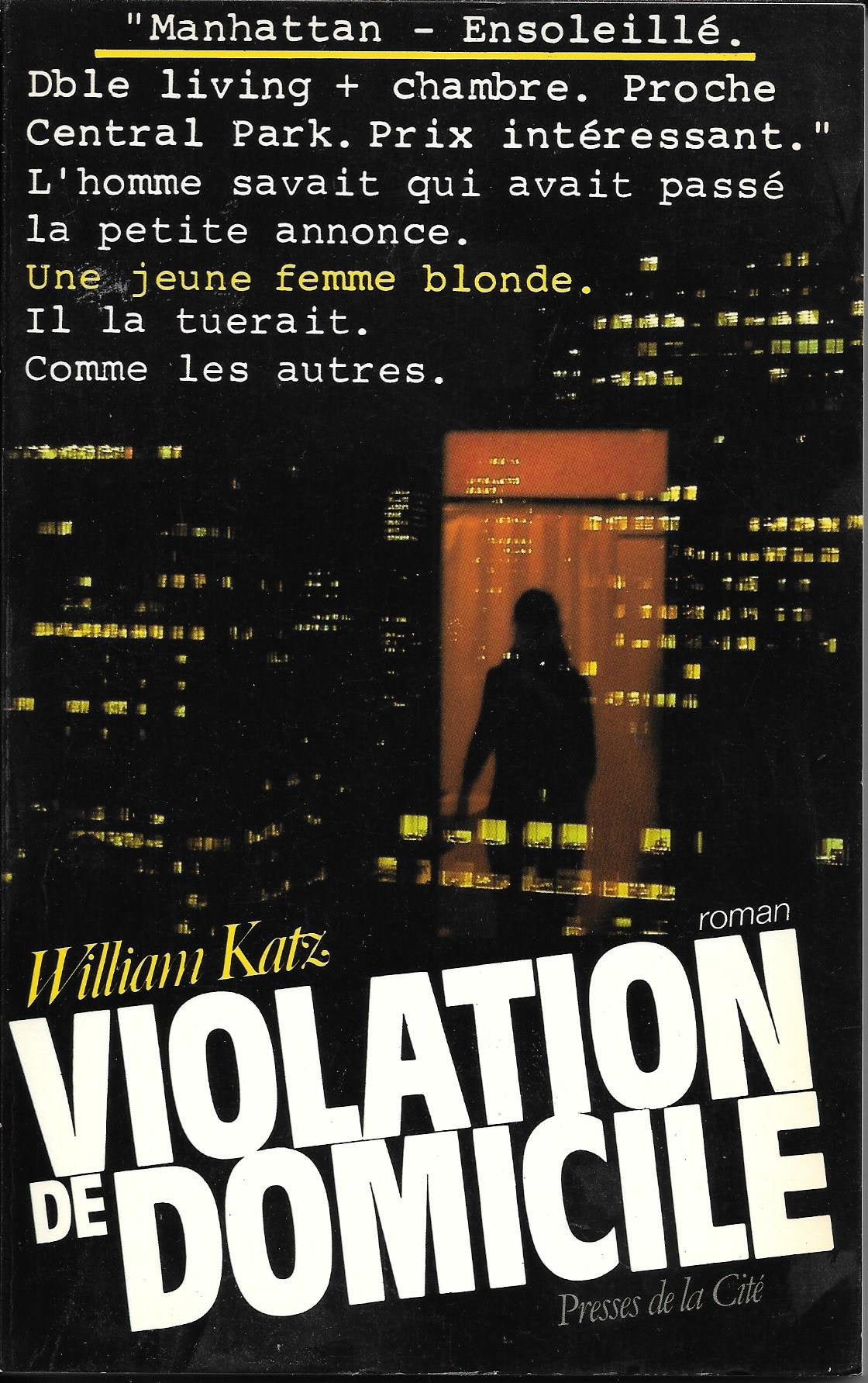 Violation de domicile 9782258020108