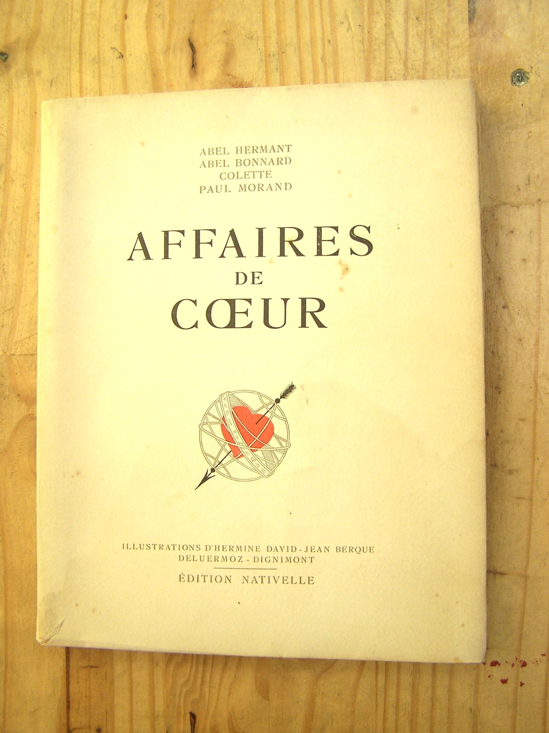 Affaires de coeur. 9782906755048