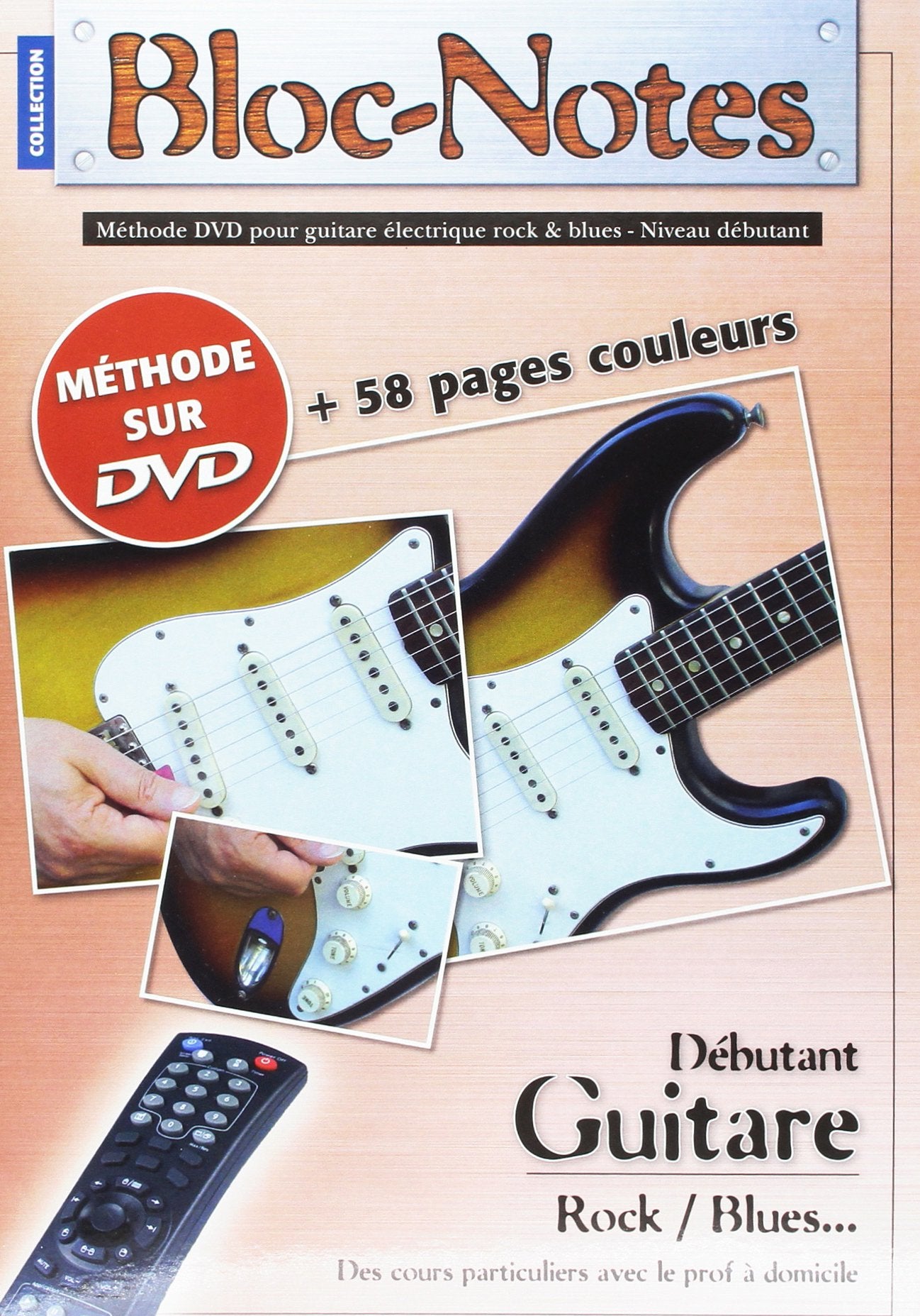 Bloc notes guitare electrique methode tab dvd 9790707006320