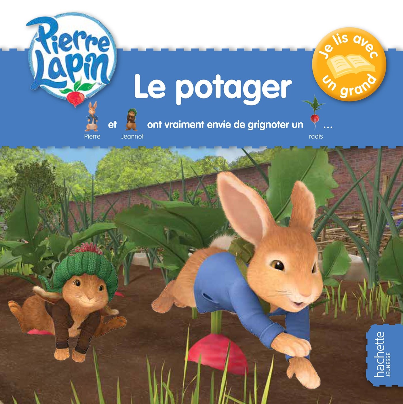 Pierre Lapin - Je lis avec un grand - Promenade au potager 9782012201224