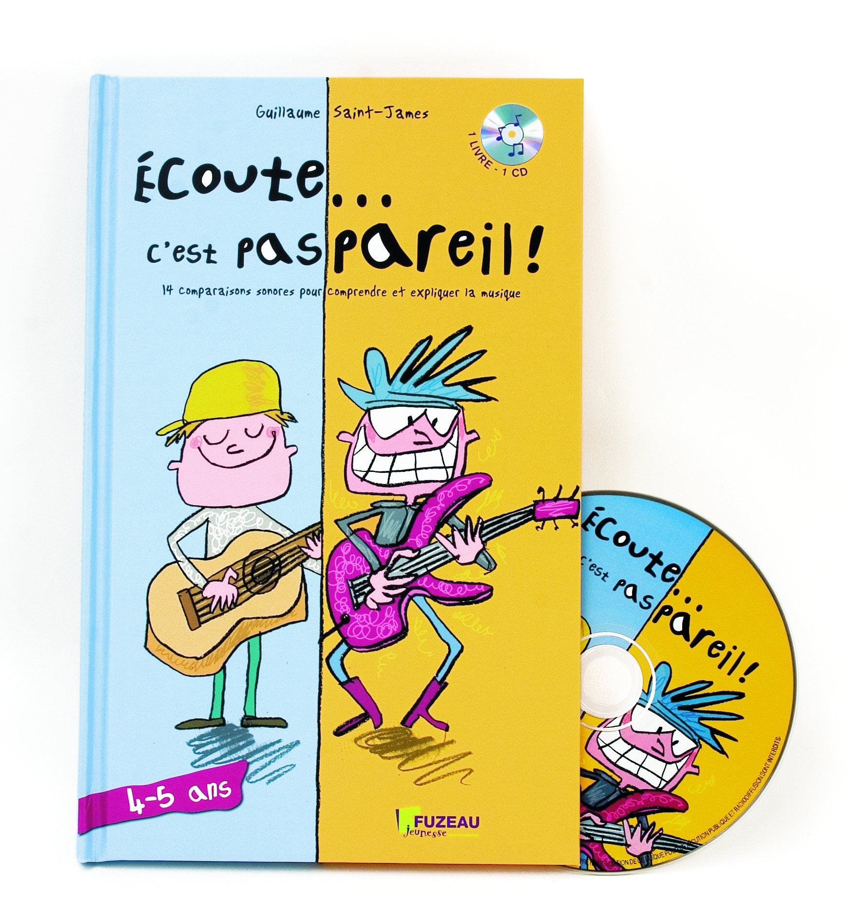 Ecoute... c'est pas pareil ! 4-5 ans (+ 1 CD audio) 9782841691678