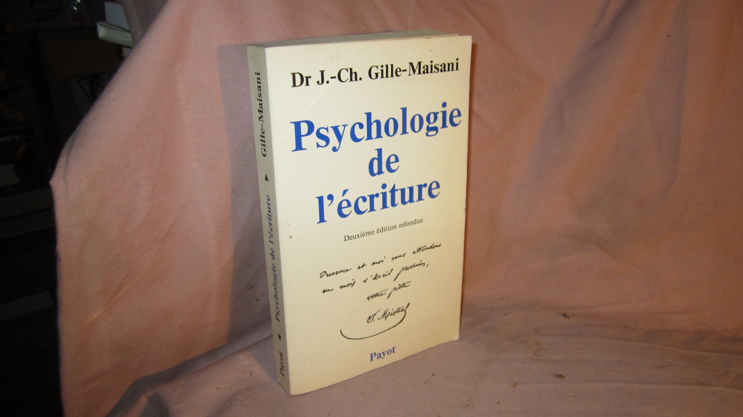 Psychologie de l'écriture 9782228121903