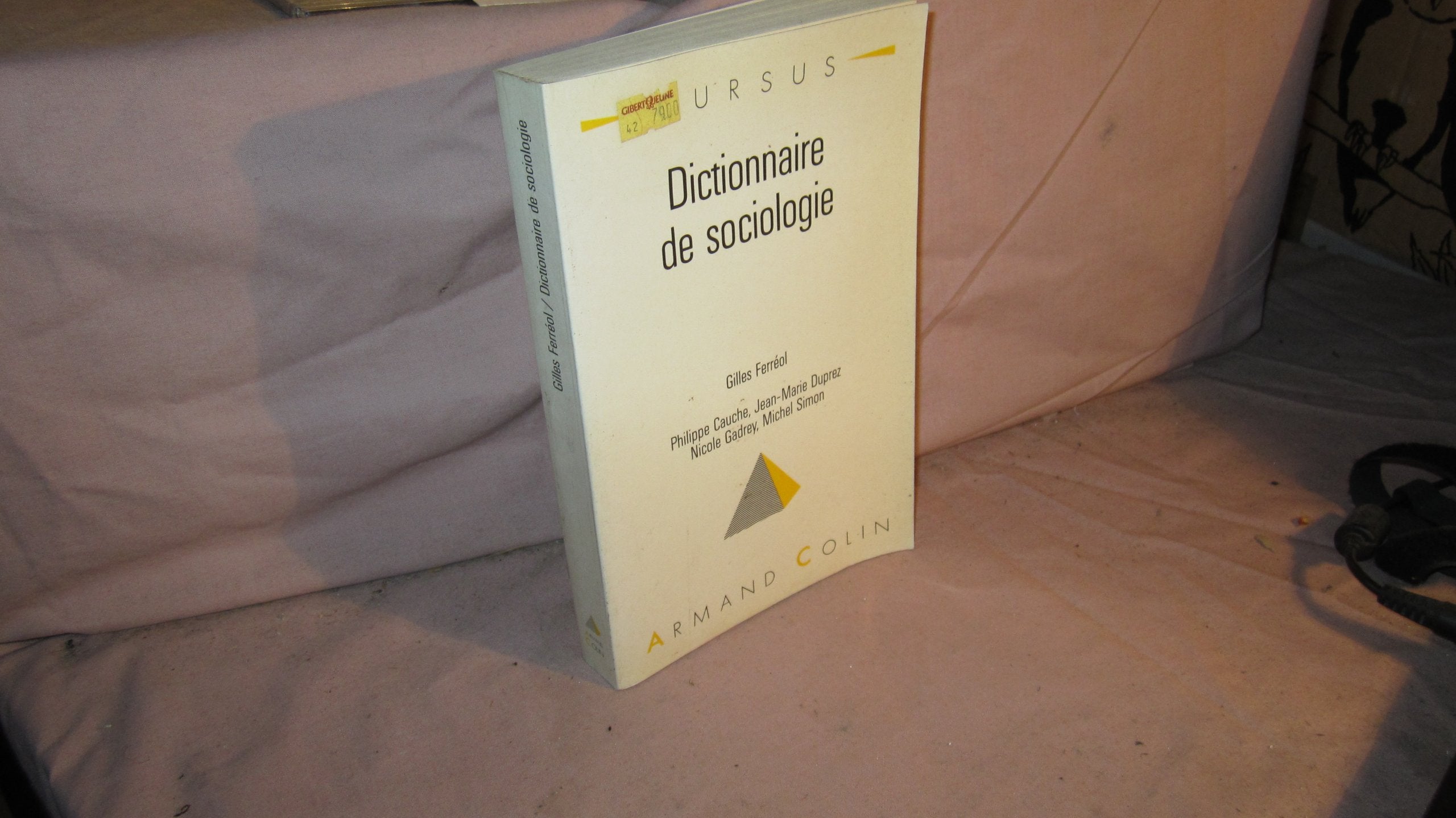 Dictionnaire de sociologie 9782200330798