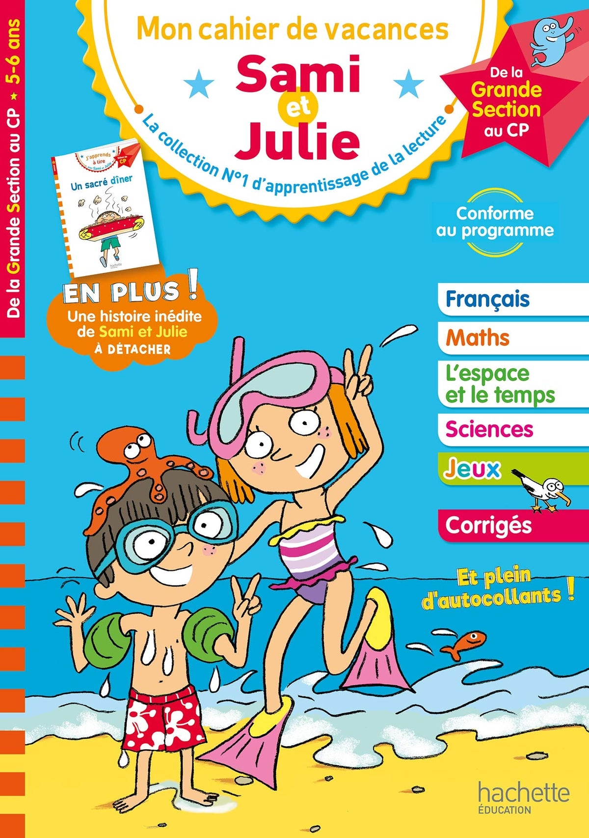Sami et Julie - De la Grande Section au CP - Cahier de vacances 2026 9782017016984