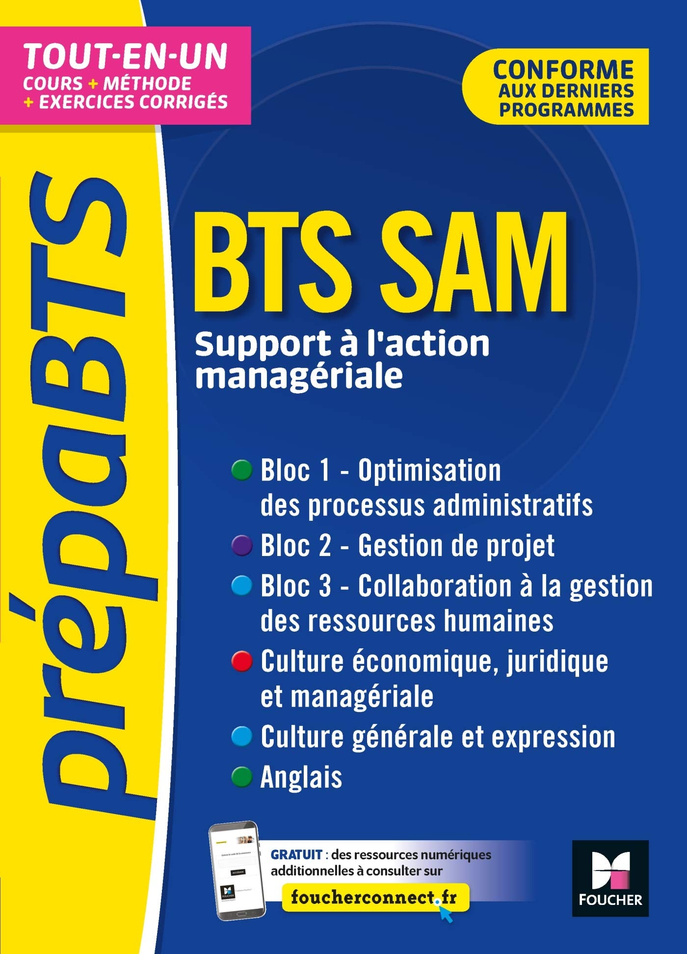 PrépaBTS - BTS SAM - Toutes les matières - Révision et entrainement 9782216154951