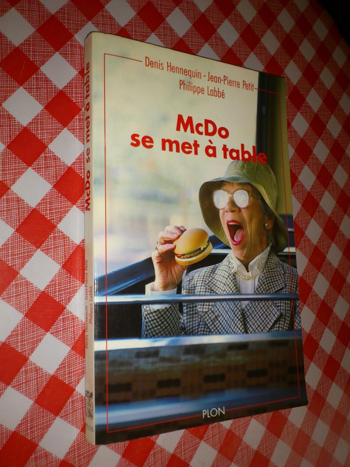 McDo se met à table 9782259195478