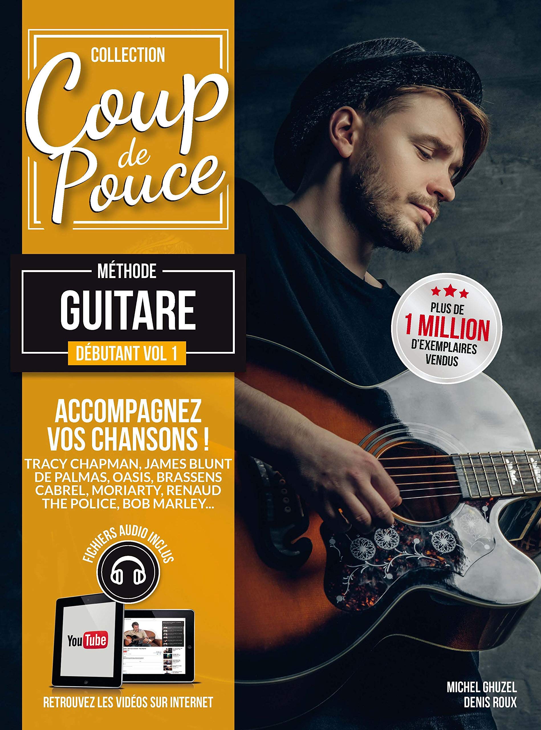 Denis Roux : coup de pouce débutant guitare acoustique vol 1 (+ 1 cd) 9790707006009