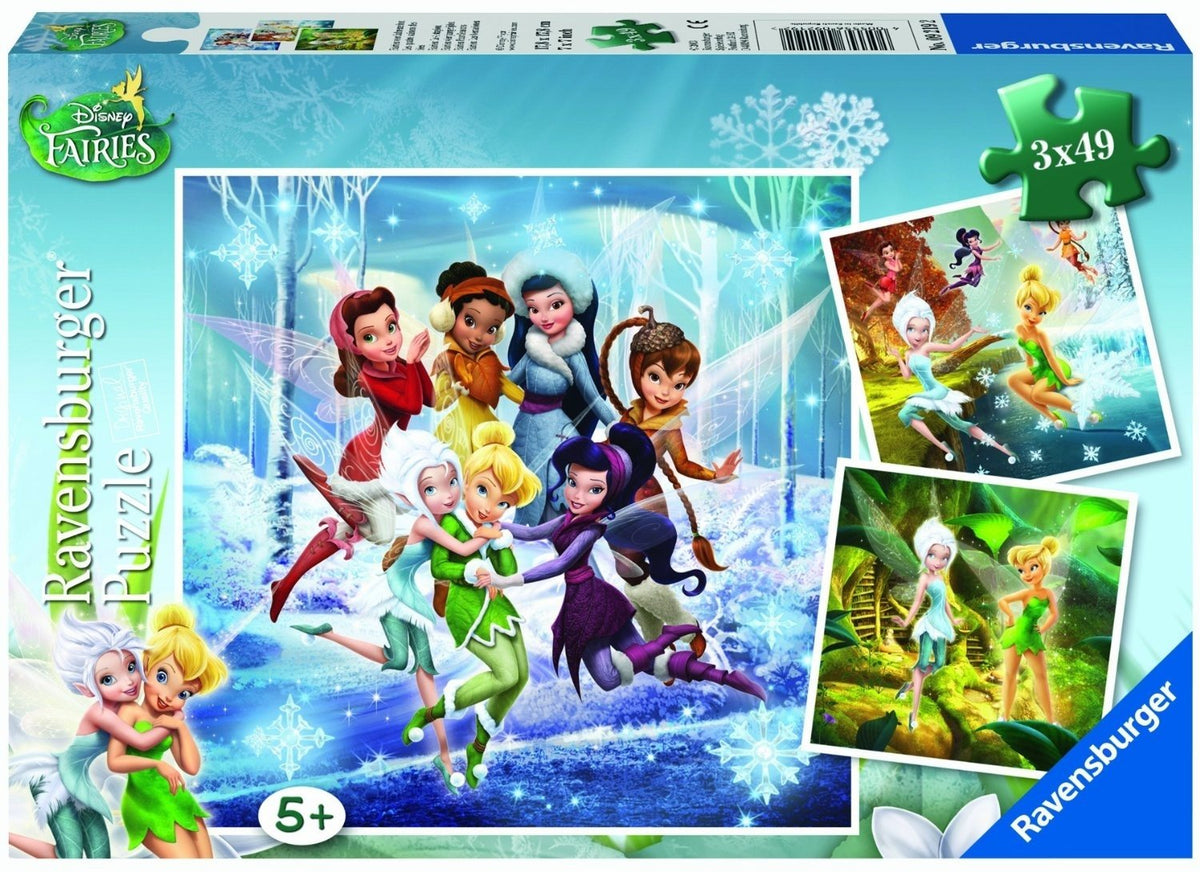 Ravensburger - 09219 - Puzzle Enfant Classique - Les Quatre Saisons des Fées - 3 x 49 Pièces 4005556092192