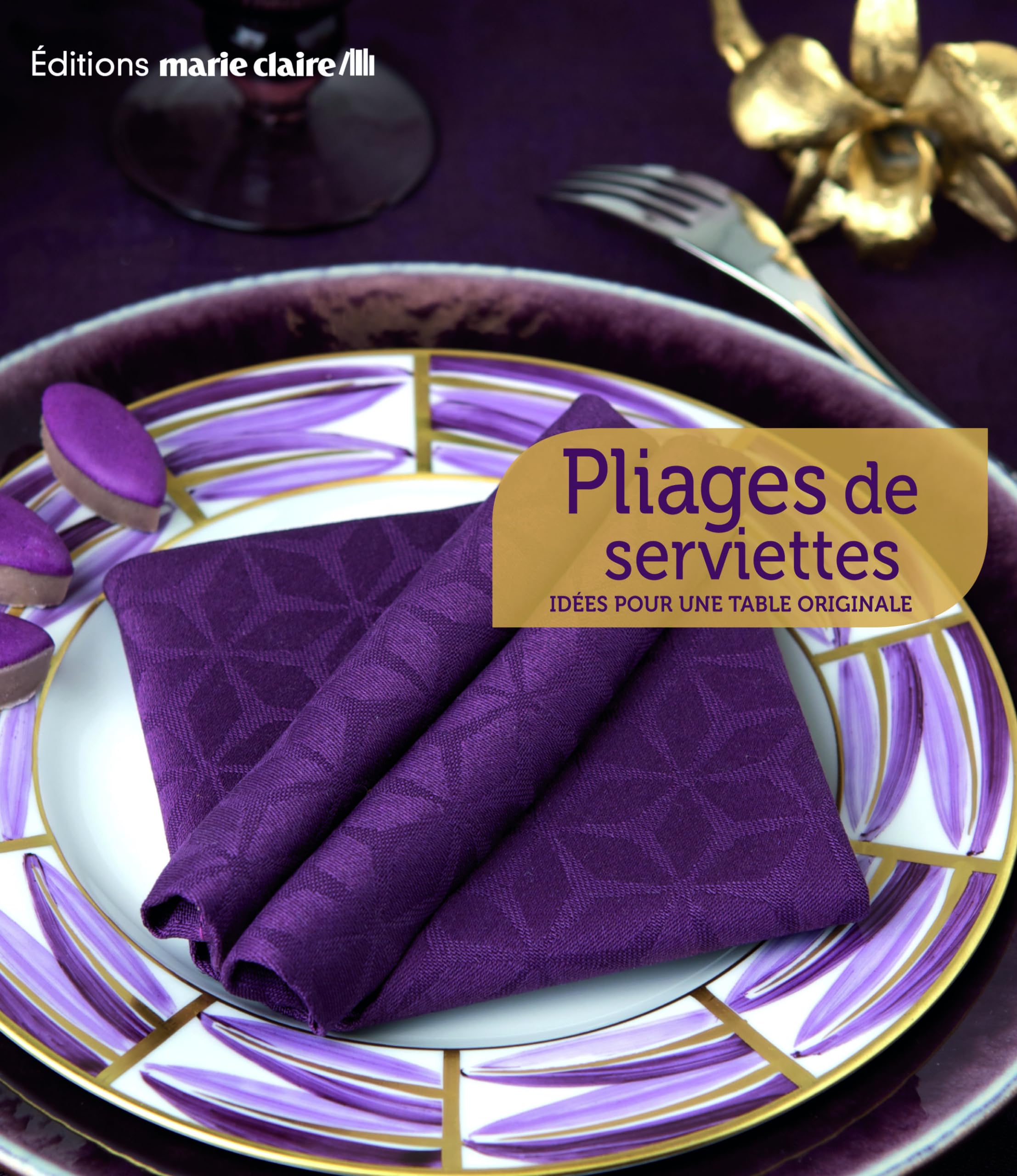 Pliages de serviettes: 40 idées pour une table originale 9782848314488