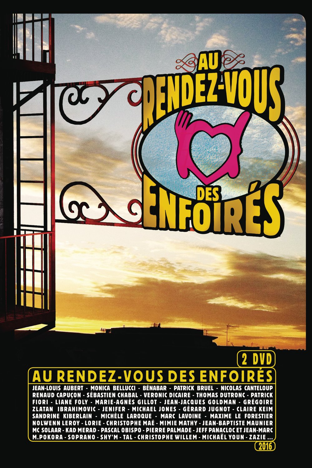 2016 : Au Rendez-Vous Des Enfoirés - 2 DVD - Inclus le single "Liberté" 0888751977693