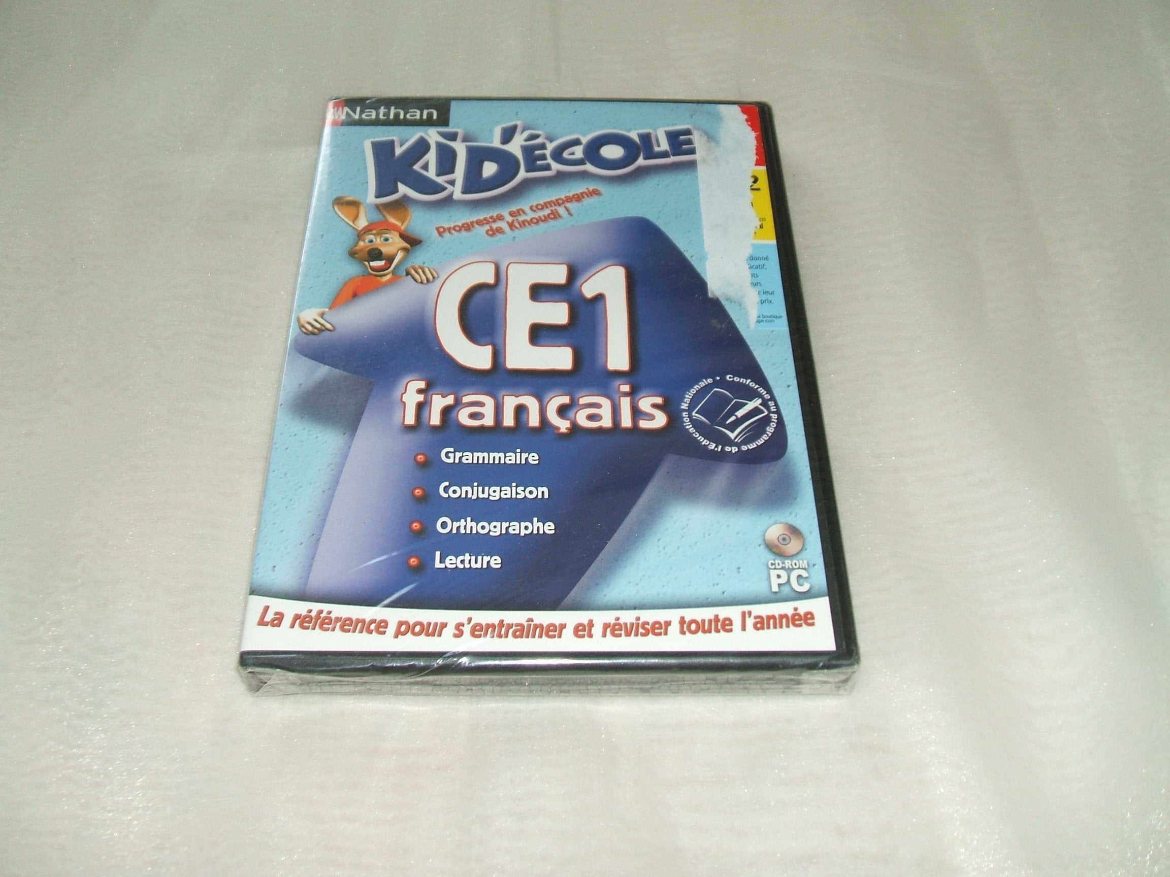 Kid Ecole CE1 Français : Grammaire, conjugaison, orthographe, vocabulaire, lecture, dictée 5390102463892