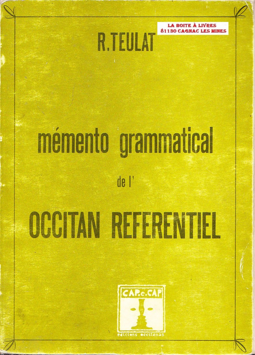 Mémento grammatical de l'occitan référentiel